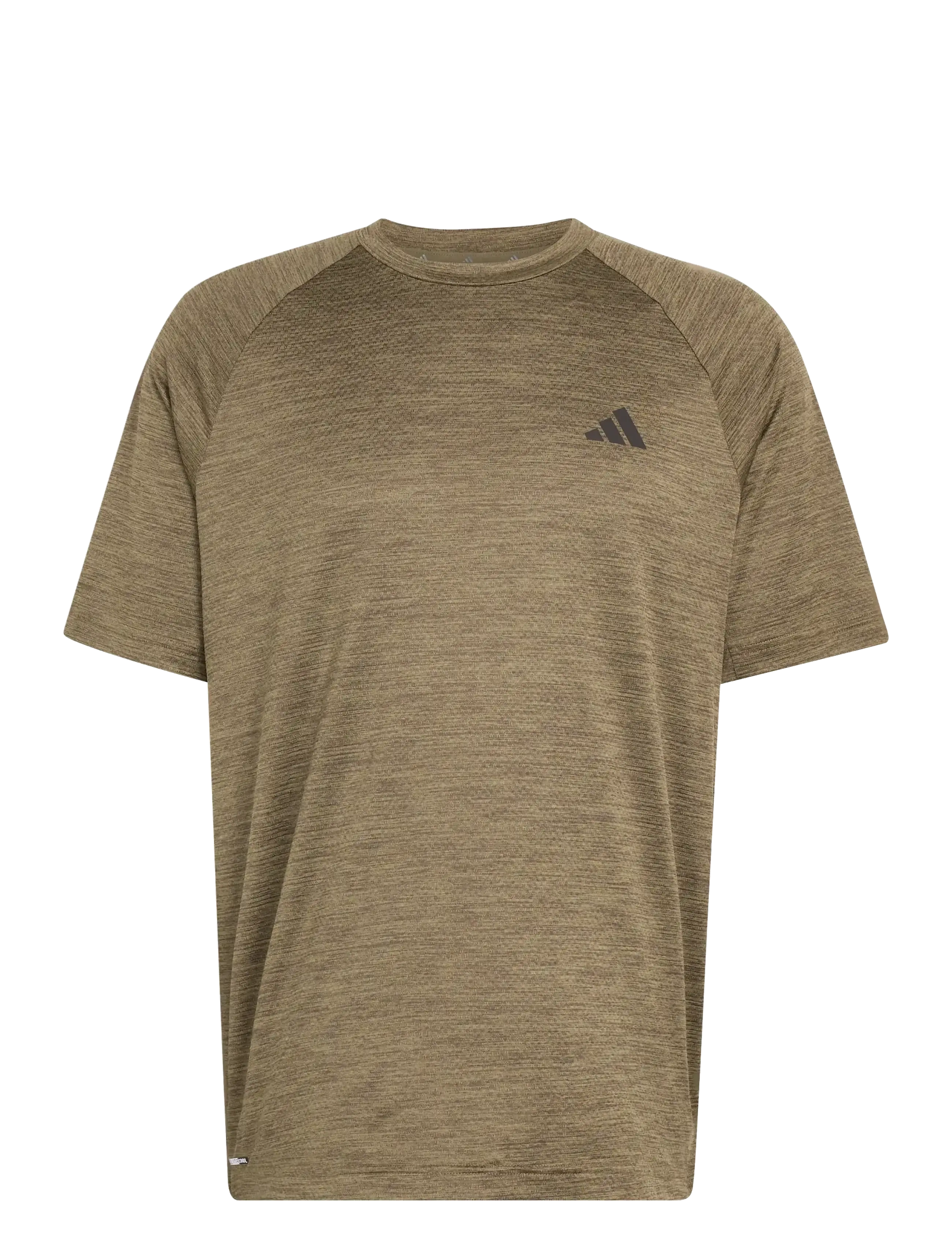 adidas Performance TECHESS TEE - Kleidung - OLISTR/SHAOLI / khaki/green