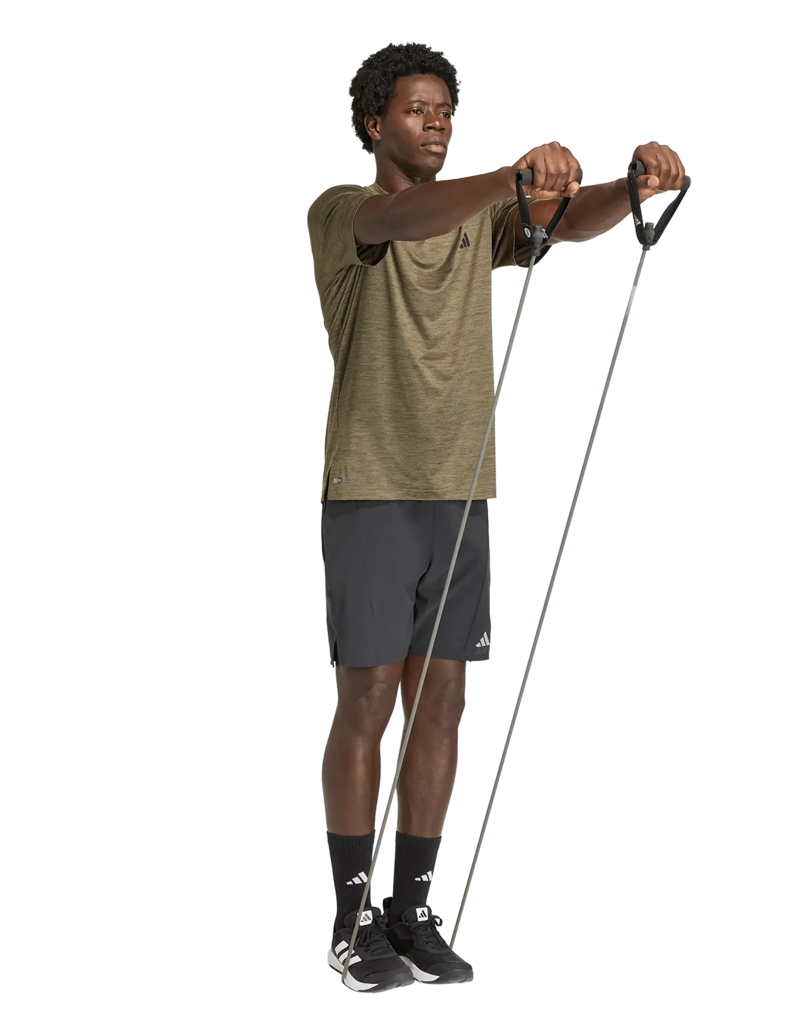 adidas Performance - TECHESS TEE - t-shirts - olistr/shaoli - 0