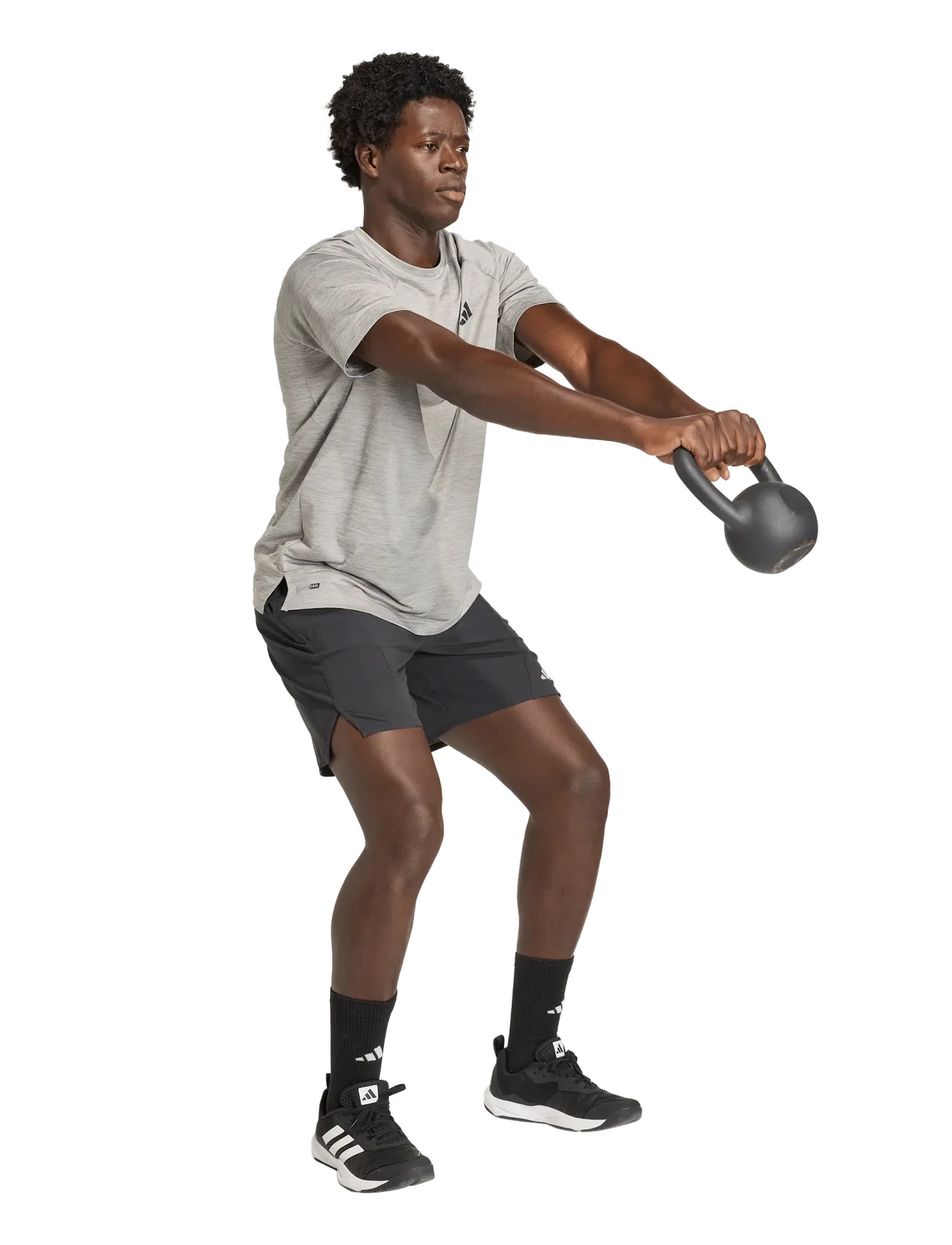 adidas Performance - TECHESS TEE - t-shirts - gretwo/chsogr - 0