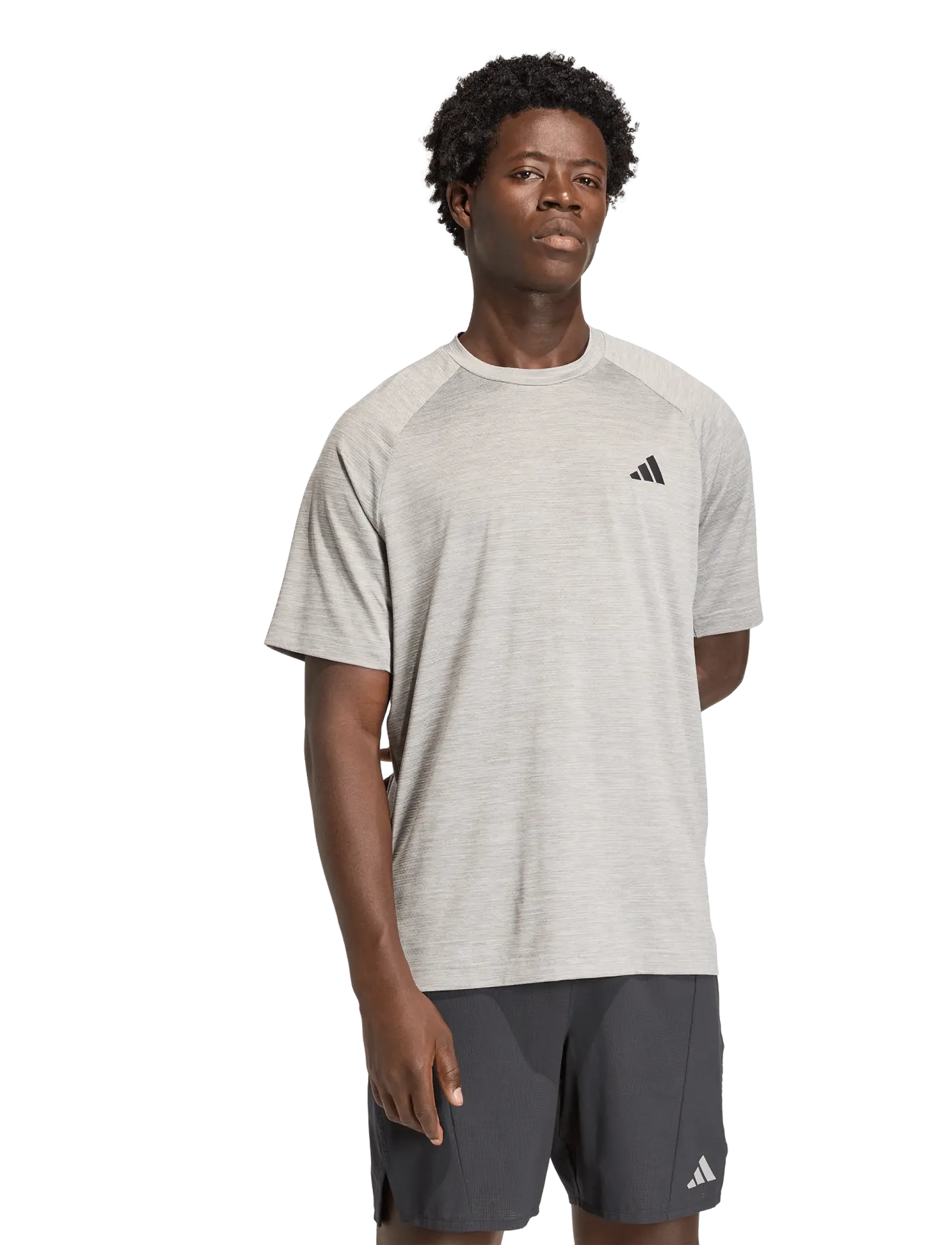 adidas Performance - TECHESS TEE - t-shirts - gretwo/chsogr - 3