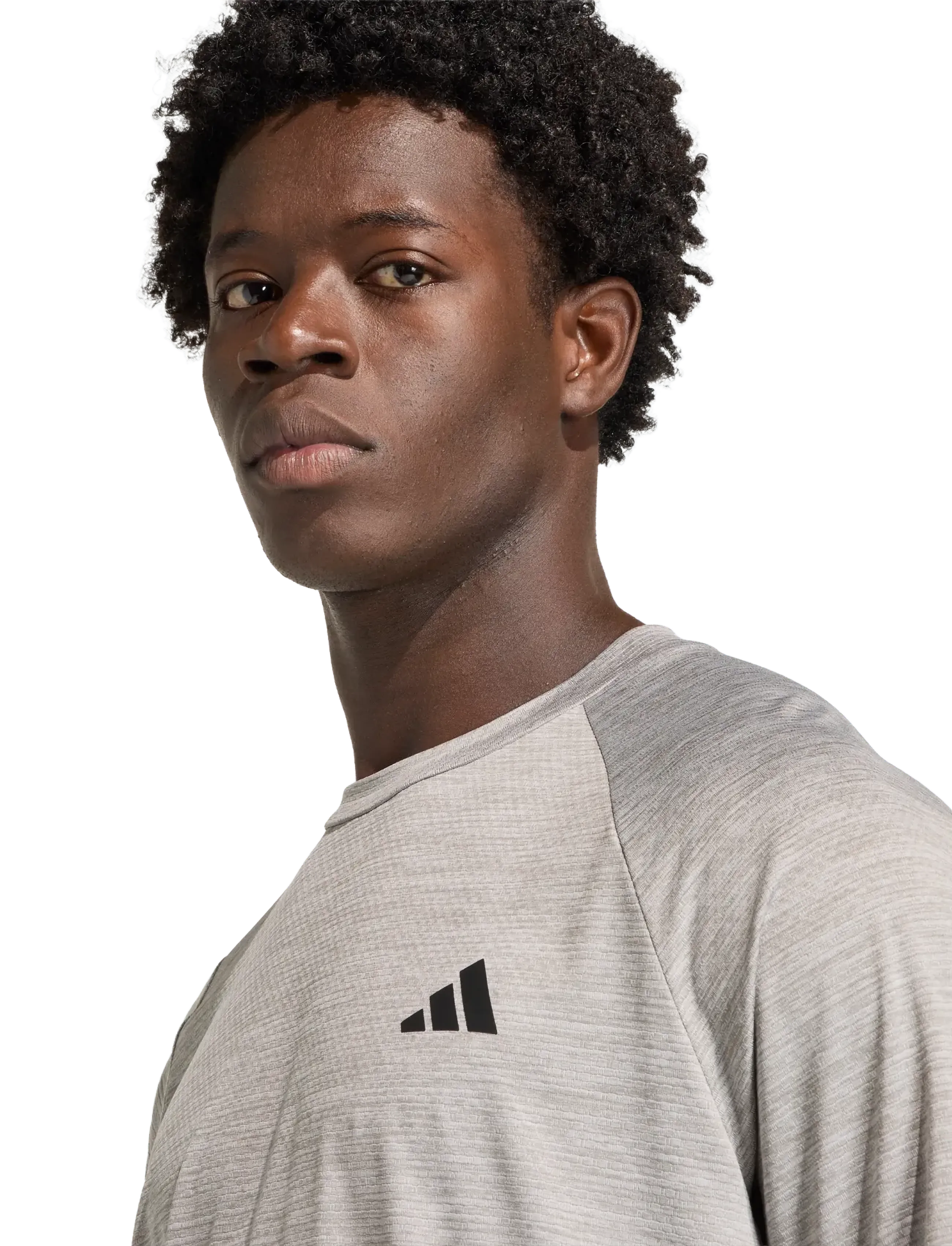 adidas Performance - TECHESS TEE - t-shirts - gretwo/chsogr - 4