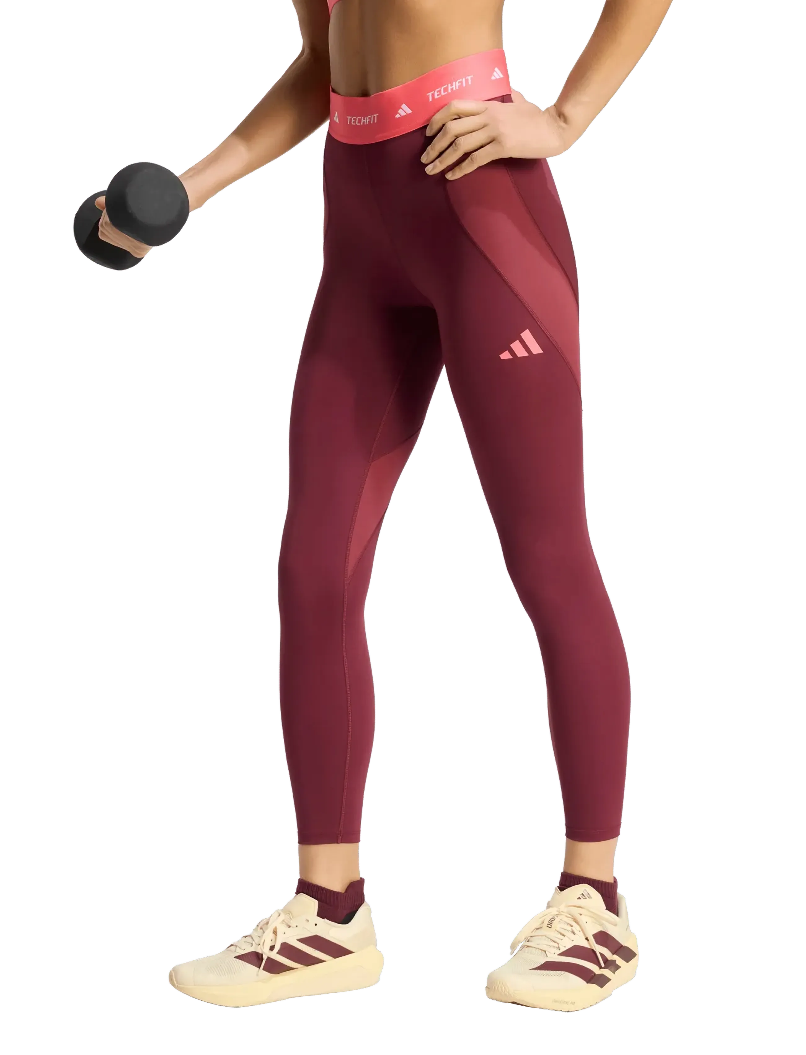 adidas Performance - TF CB 7/8 L - 7/8 länge - maroon/shared - 2