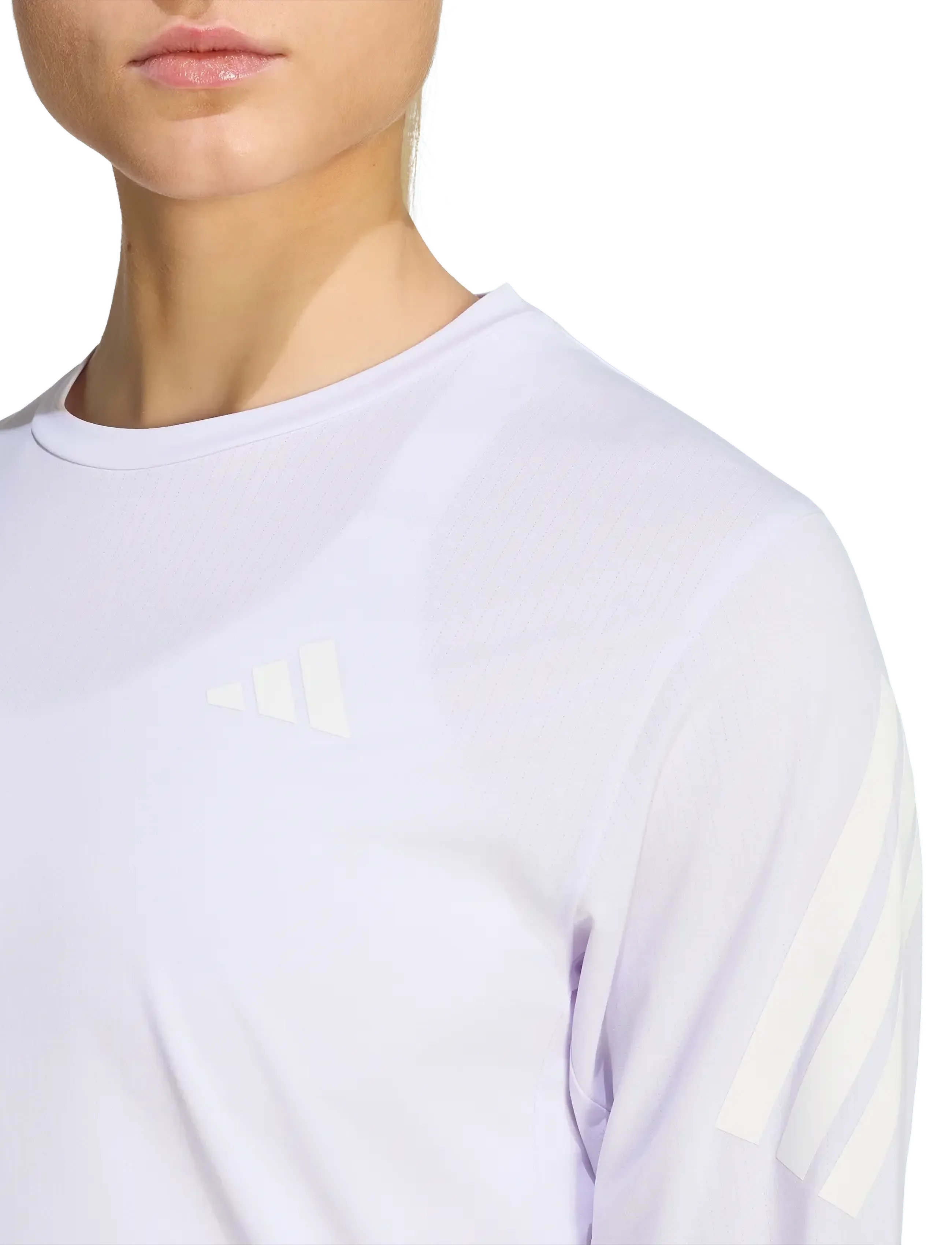 adidas Performance - adi365/// LS W - langærmede t-shirts - fropur/white - 4