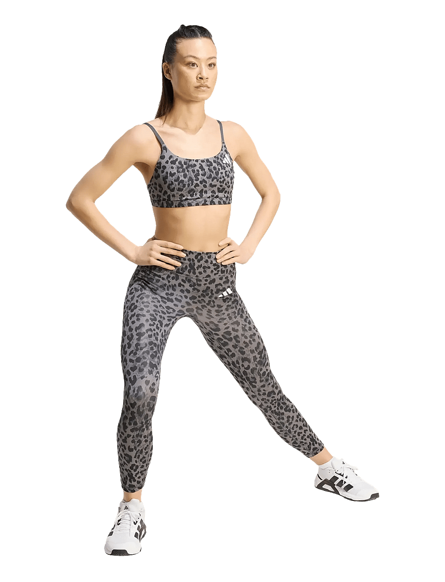 adidas Performance - OPT ESS AOP 7/8 - training tights - earstr/brown/black - 0