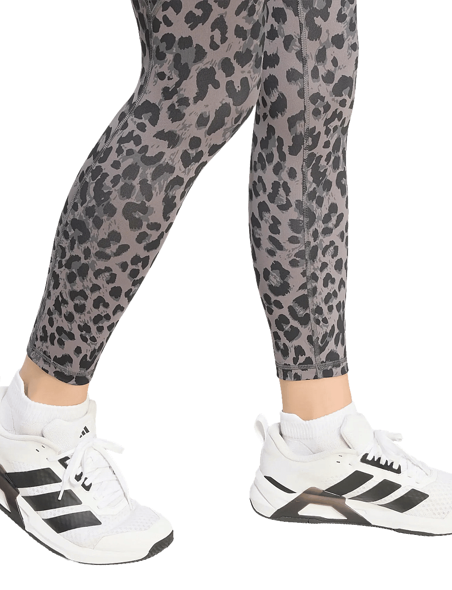 adidas Performance - OPT ESS AOP 7/8 - training tights - earstr/brown/black - 4