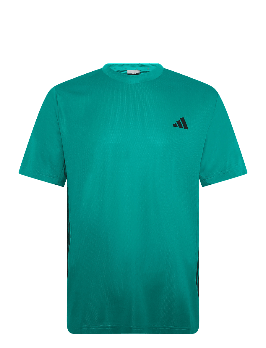 adidas Performance - WE BAS 3S T - t-shirts - eqtgrn/black - 0