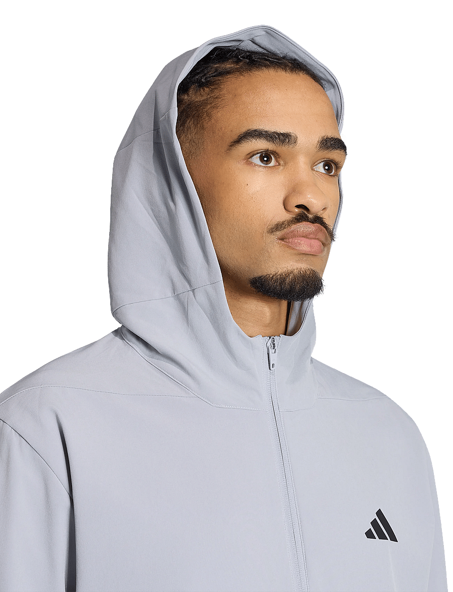 adidas Performance - D4T HYBRID FZ H - sportjackor - halsil - 4