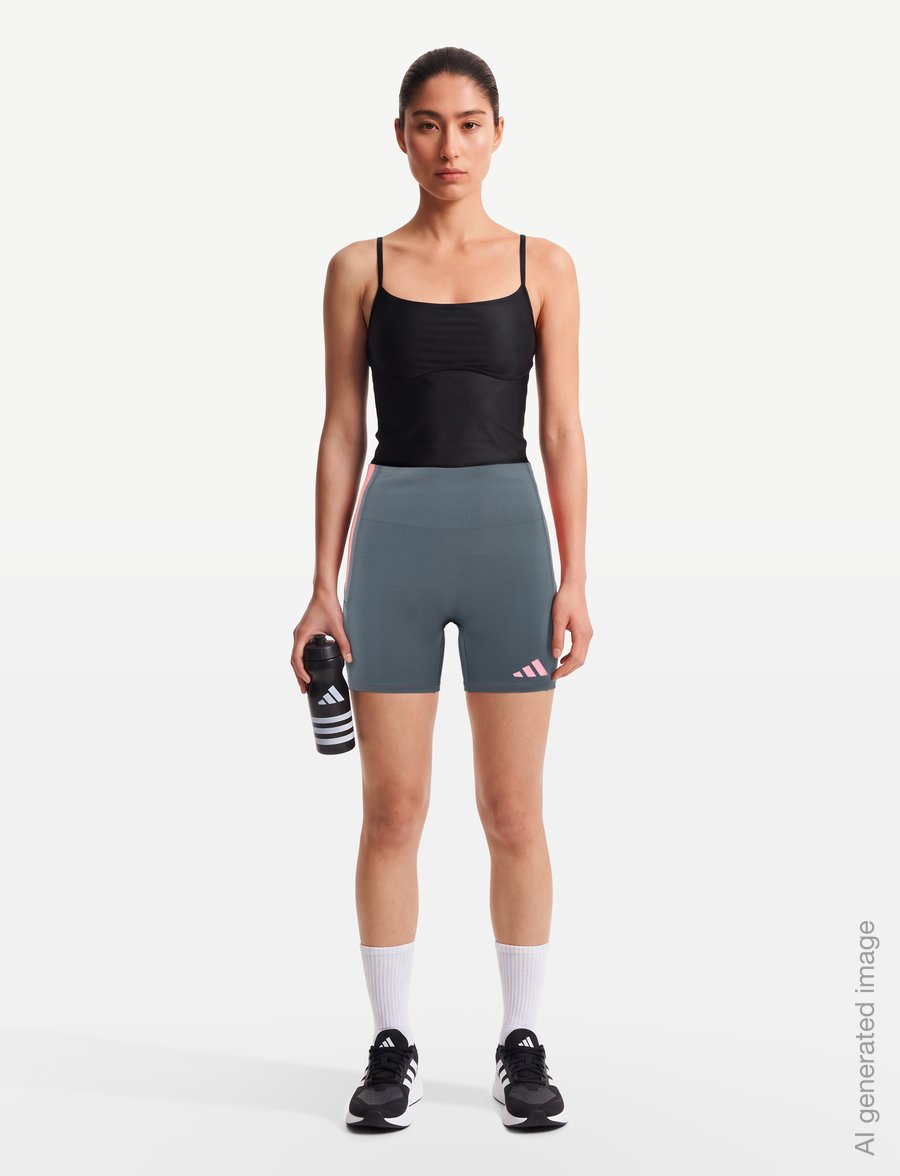adidas Performance - ADIZERO SHT L K - løbetights - onix - 0