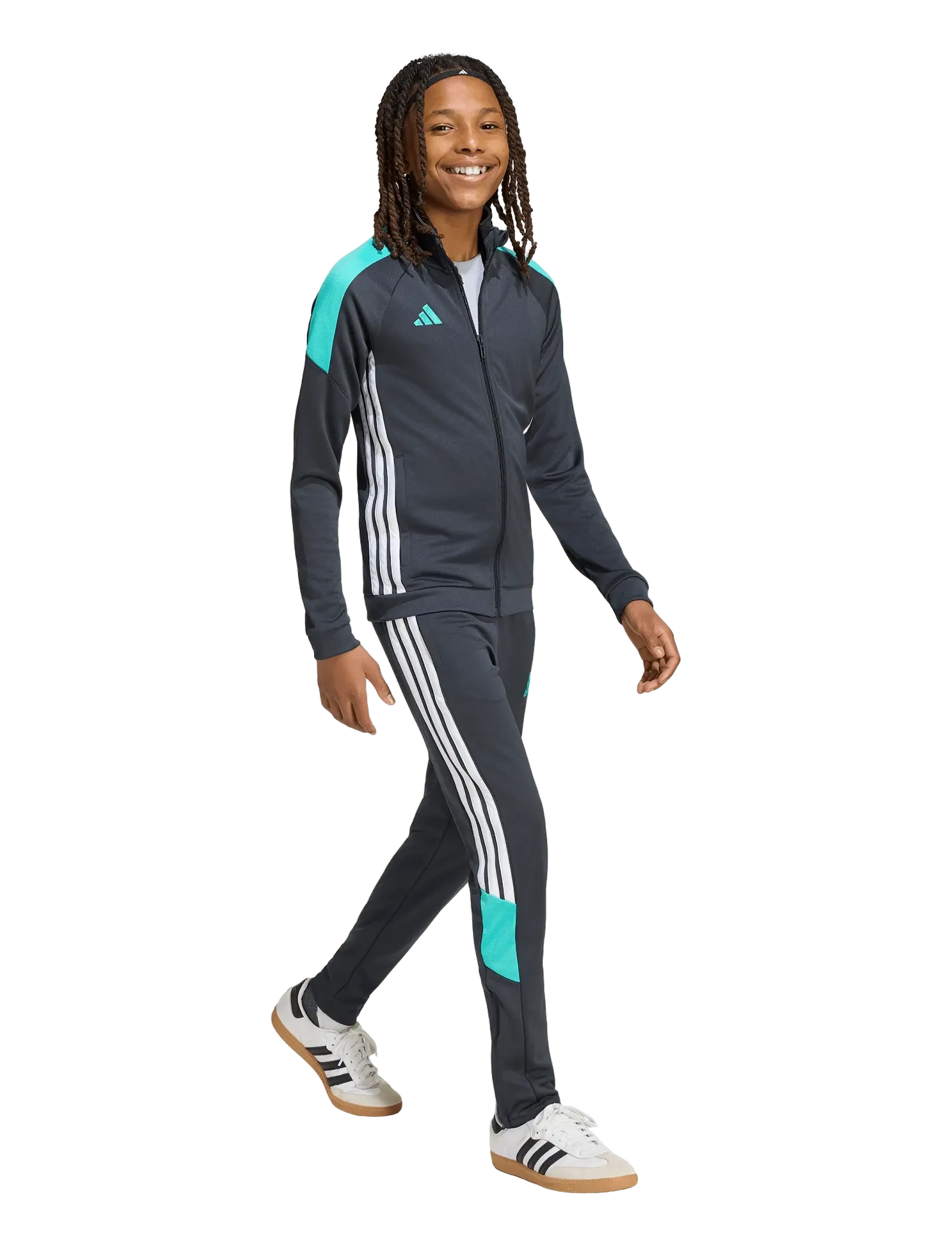 adidas Performance TIRO ES TS Y - Kläder - NTGREY/MINRUS/WHITE / grey