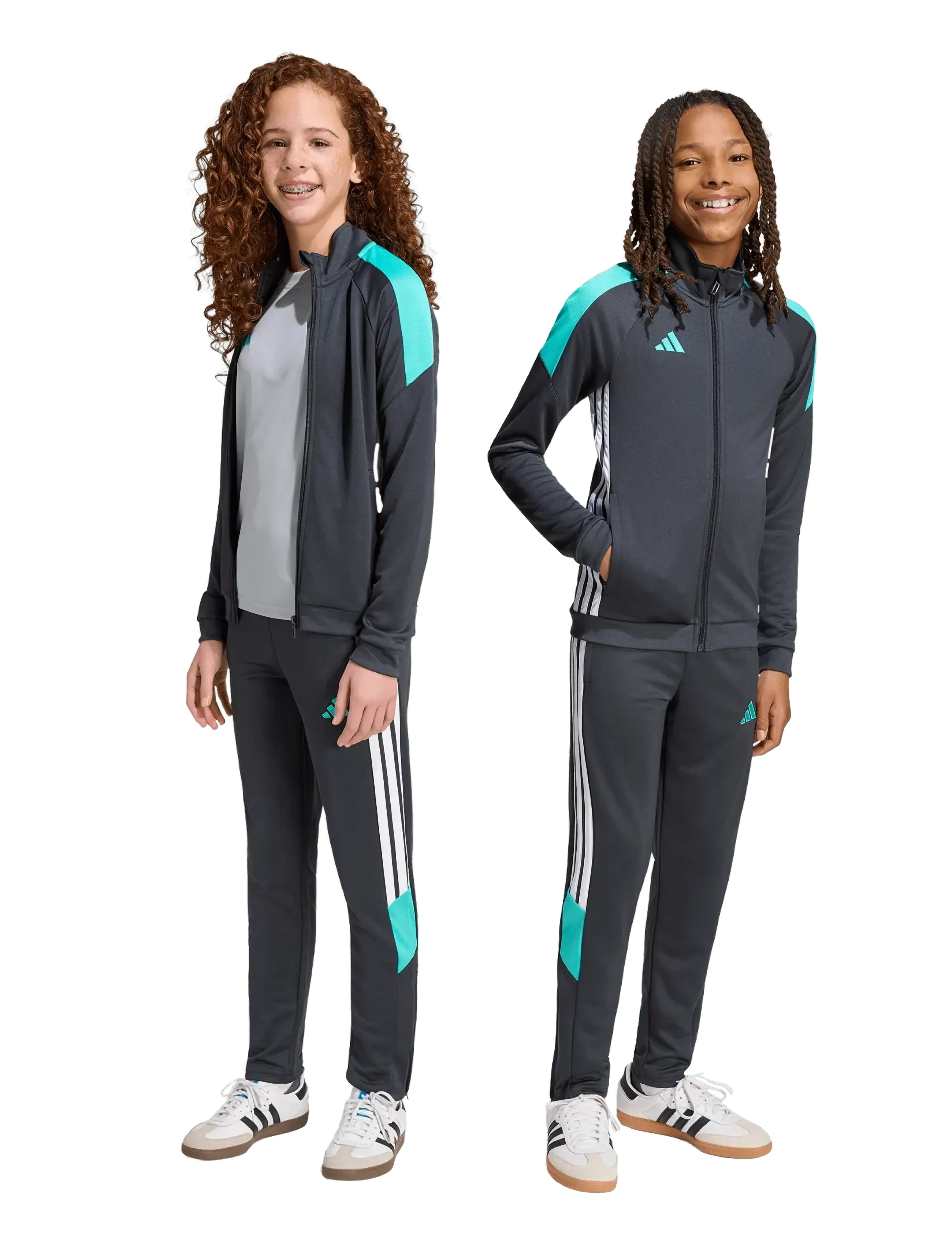 adidas Performance - TIRO ES TS Y - joggingsæt & matchende sæt - ntgrey/minrus/white - 4