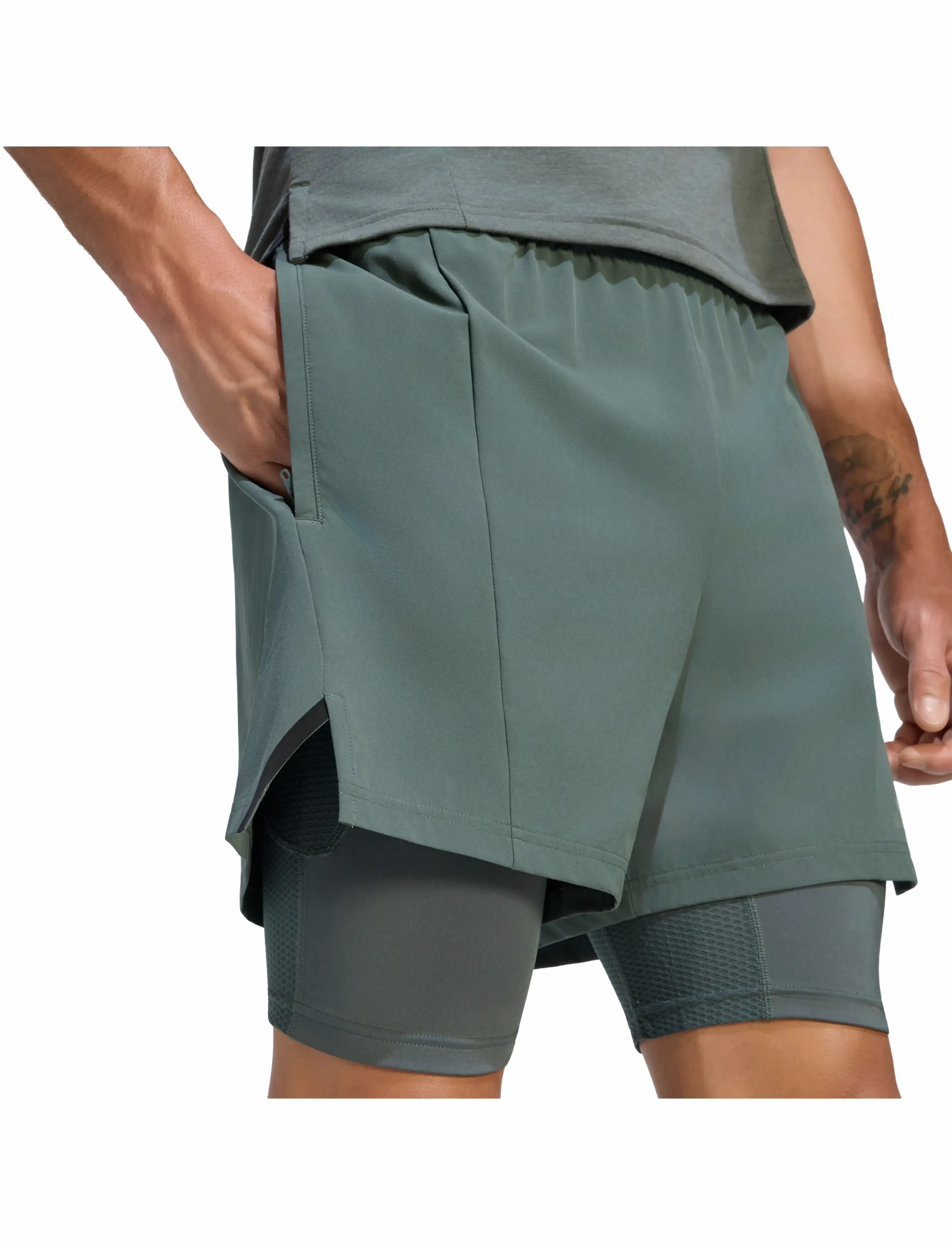 adidas Performance - D4T 2IN1 SHORTS - training shorts - legivy - 3