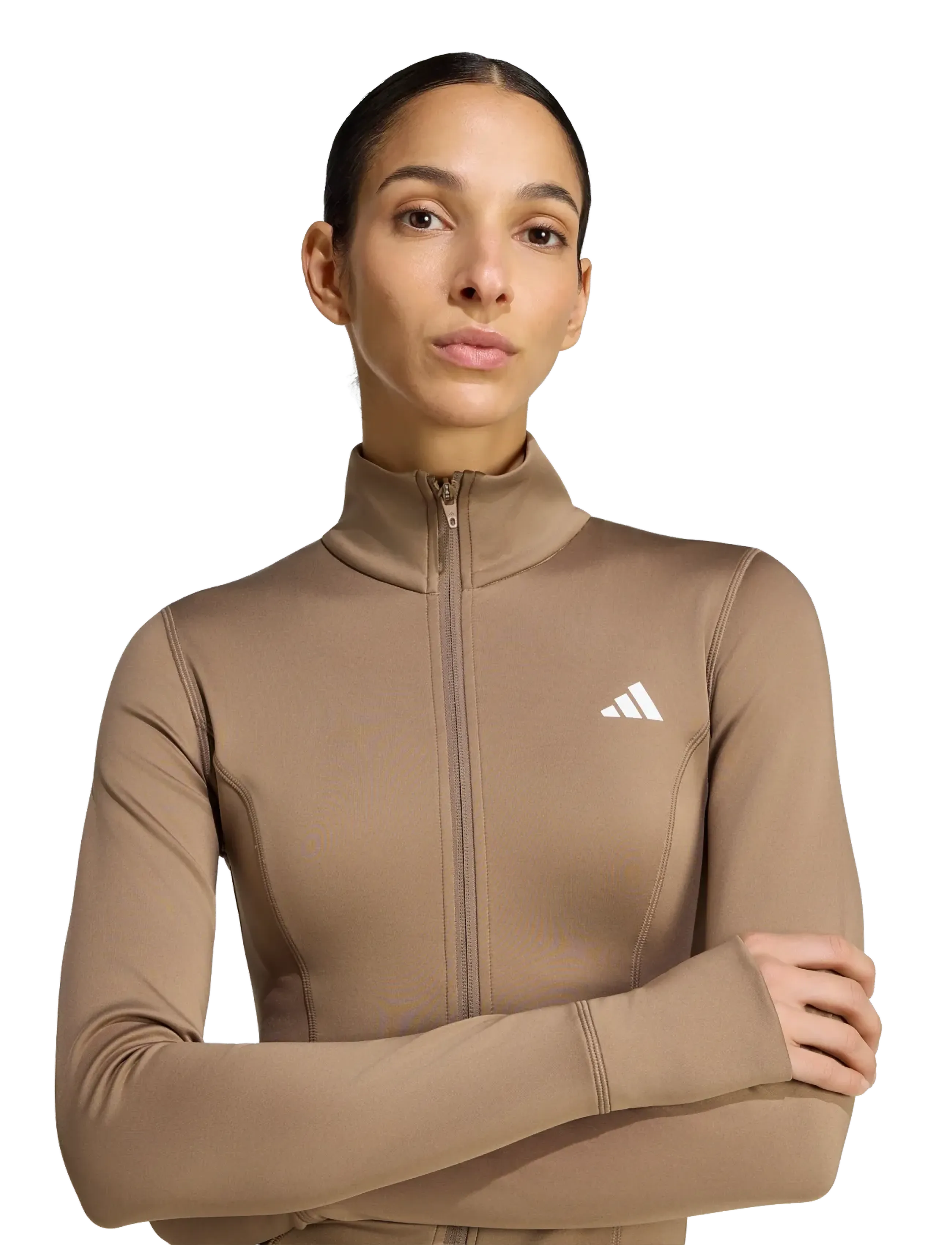 adidas Performance - WE ZP THRU JKT - pikkade varrukatega alussärgid - khasix - 3