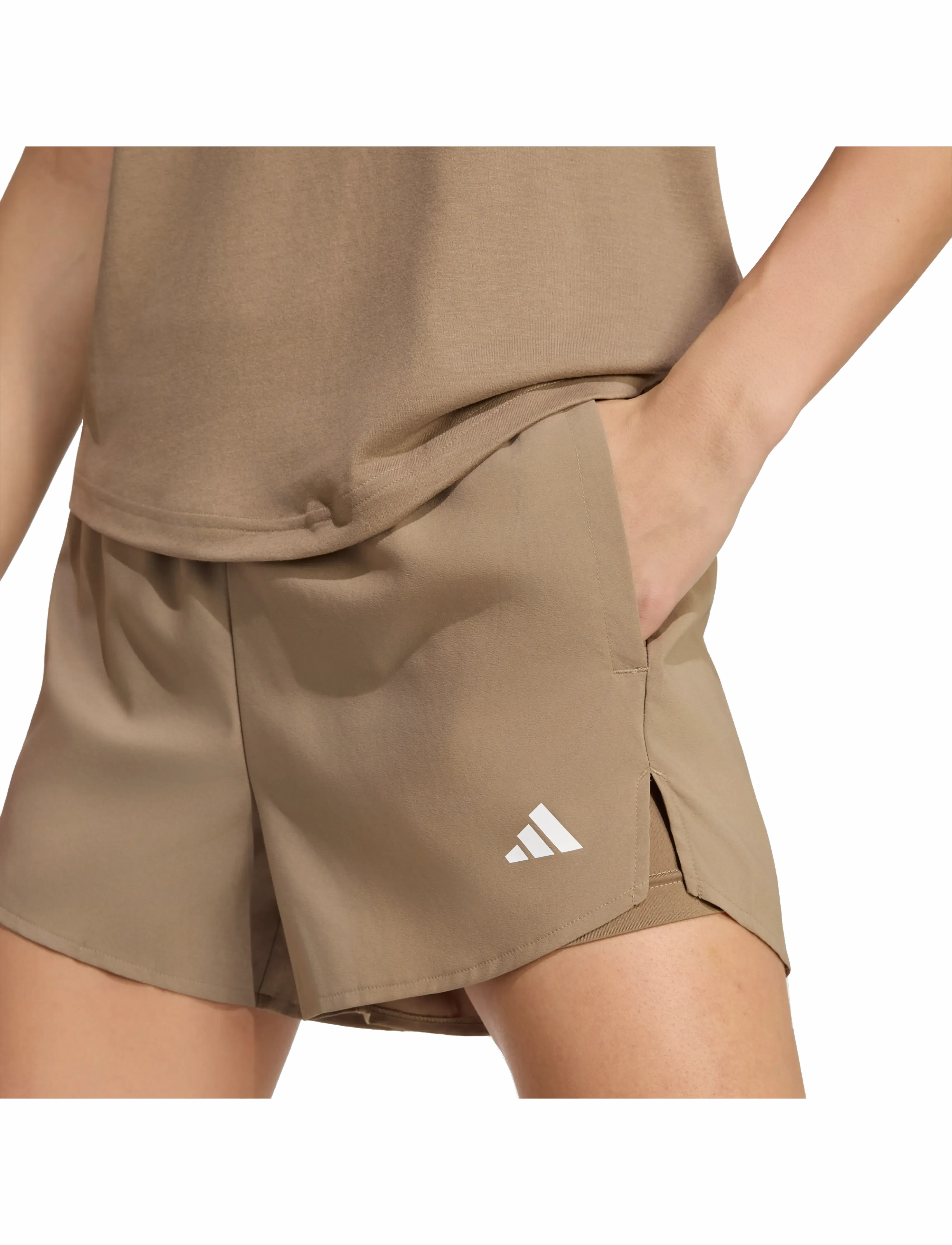 adidas Performance - WE MIN 2IN1 SH - träningsshorts - khasix - 4