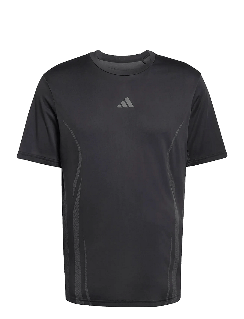 adidas Performance - AIRCHILL TEE - t-shirts - black - 1