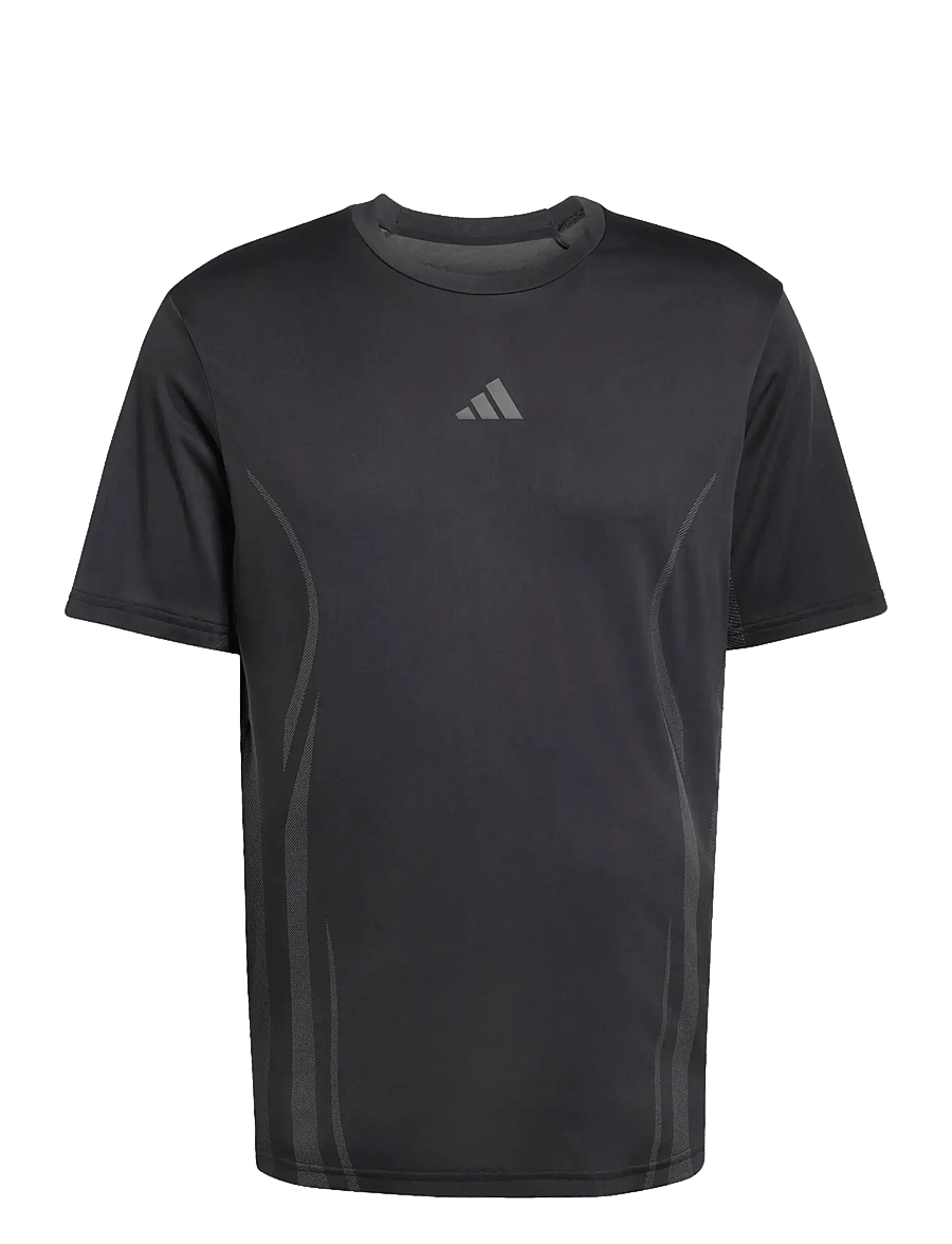 adidas Performance - AIRCHILL TEE - t-shirts - black - 1