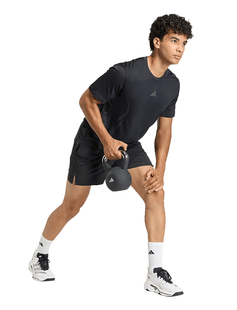 adidas Performance - AIRCHILL TEE - t-shirts - black - 0
