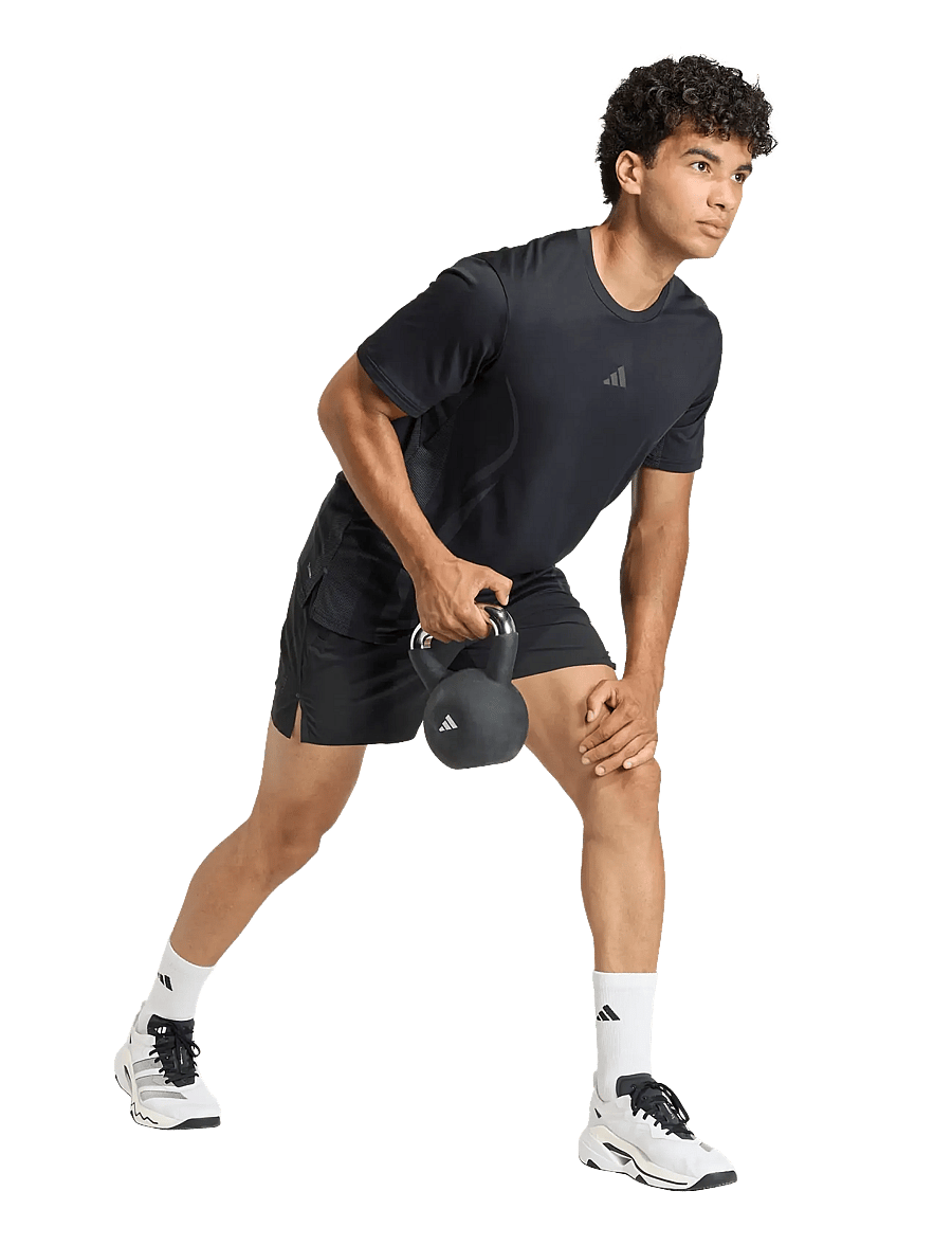 adidas Performance - AIRCHILL TEE - t-shirts - black - 0