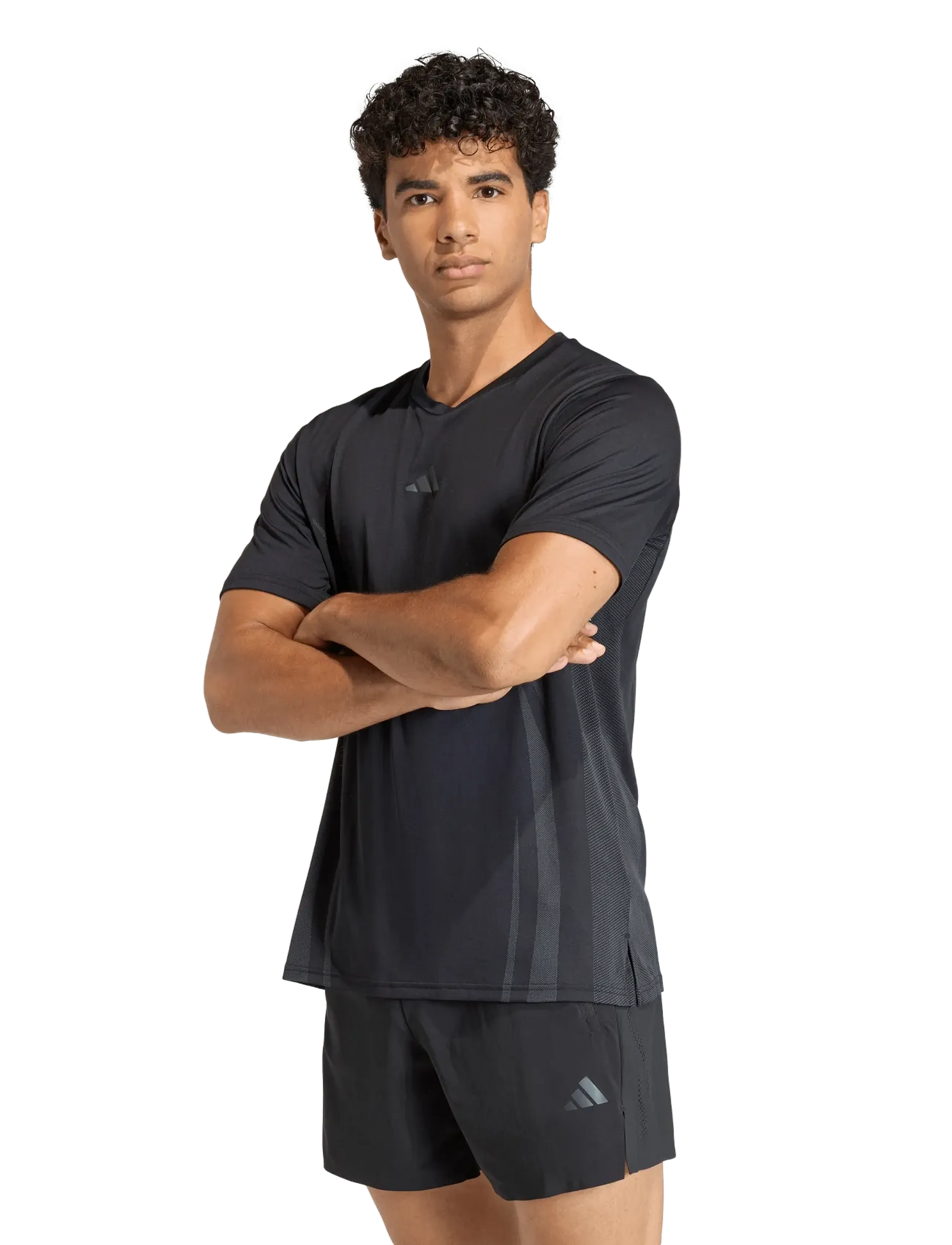 adidas Performance - AIRCHILL TEE - t-särgid - black - 2