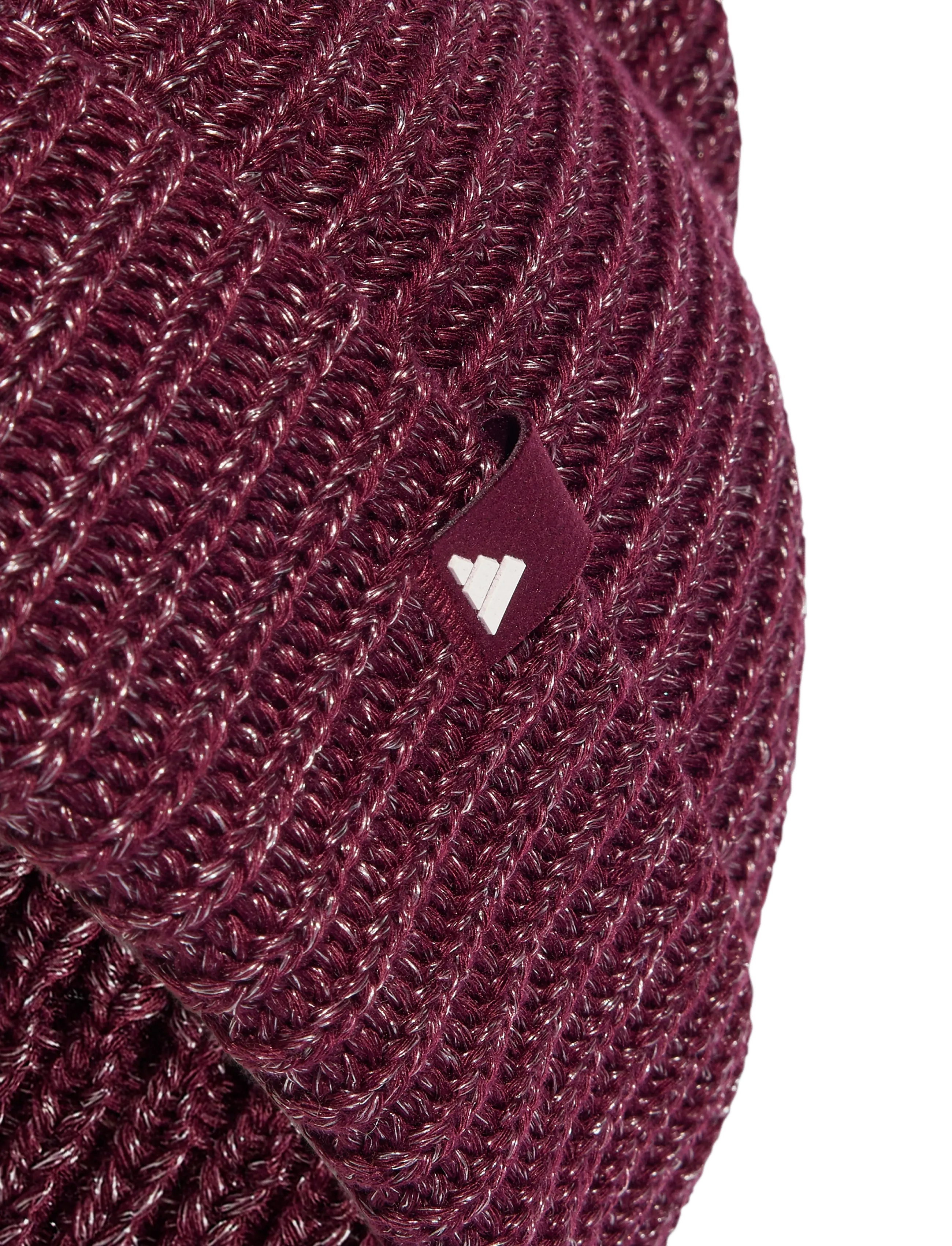 adidas Performance - GLOW BEANIE - maroon/white/maroon - 2