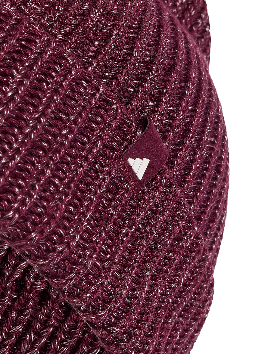 adidas Performance - GLOW BEANIE - mützen - maroon/white/maroon - 2