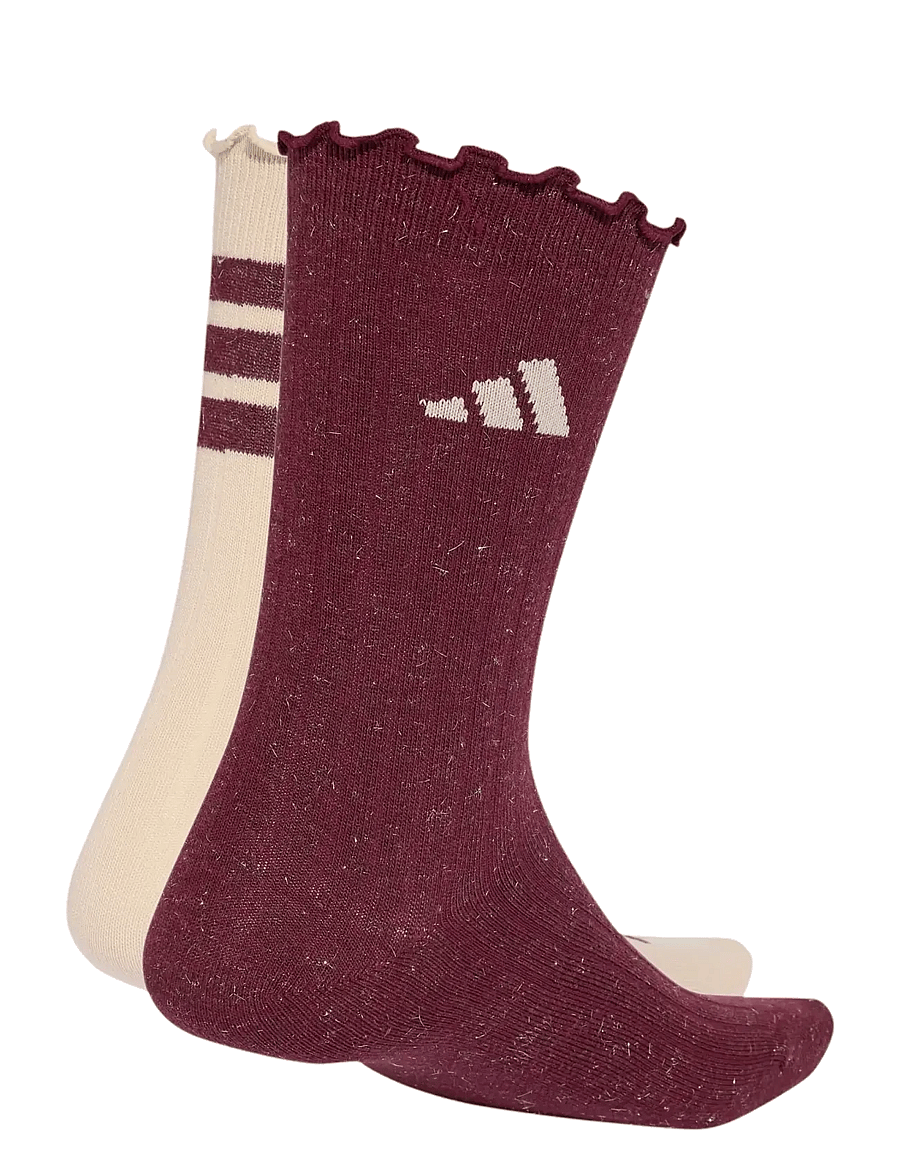 adidas Performance - GLOW SOCK 2PP - underkläder och strumpor - crli/maroon - 1