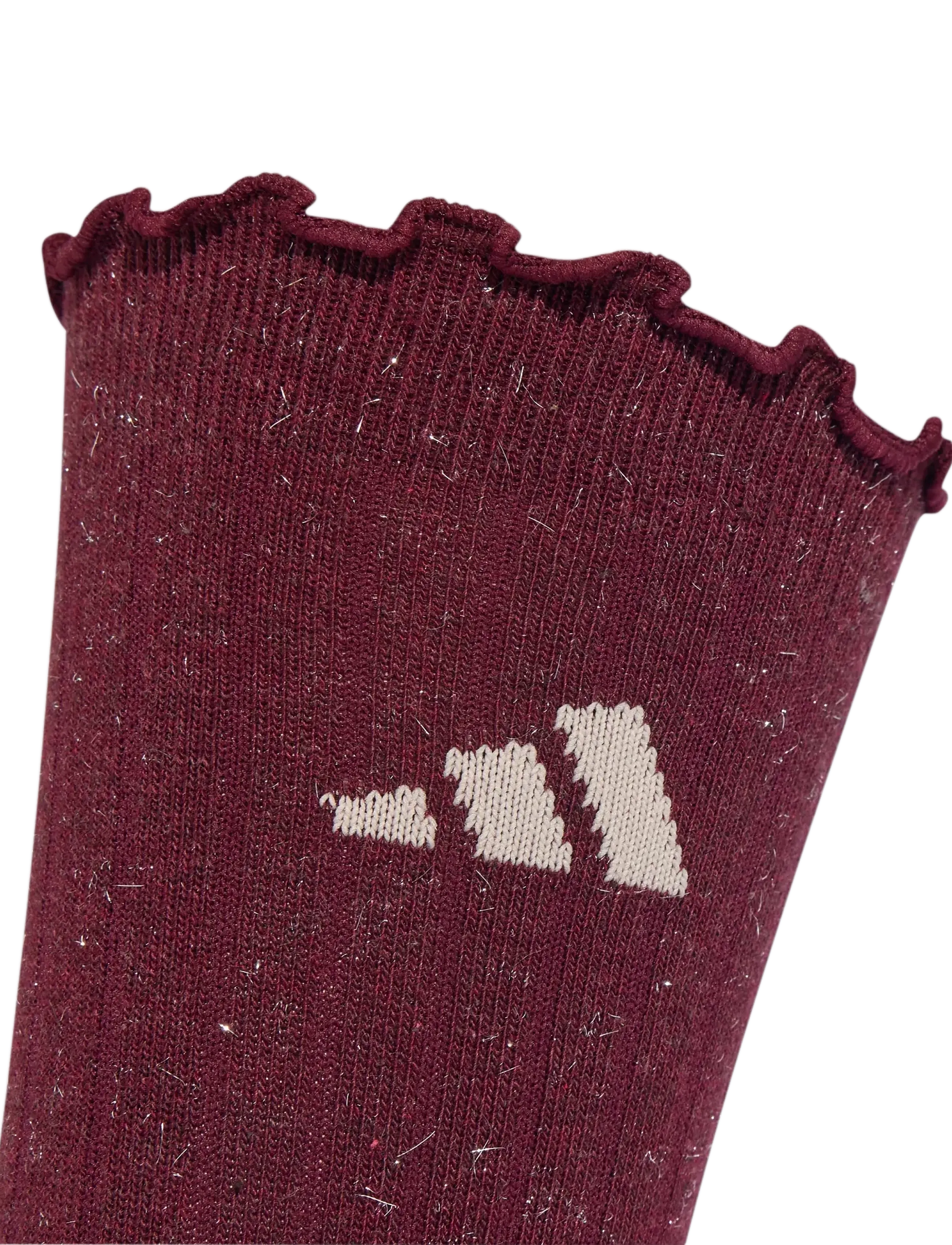 adidas Performance - GLOW SOCK 2PP - underwear & socks - crli/maroon - 3