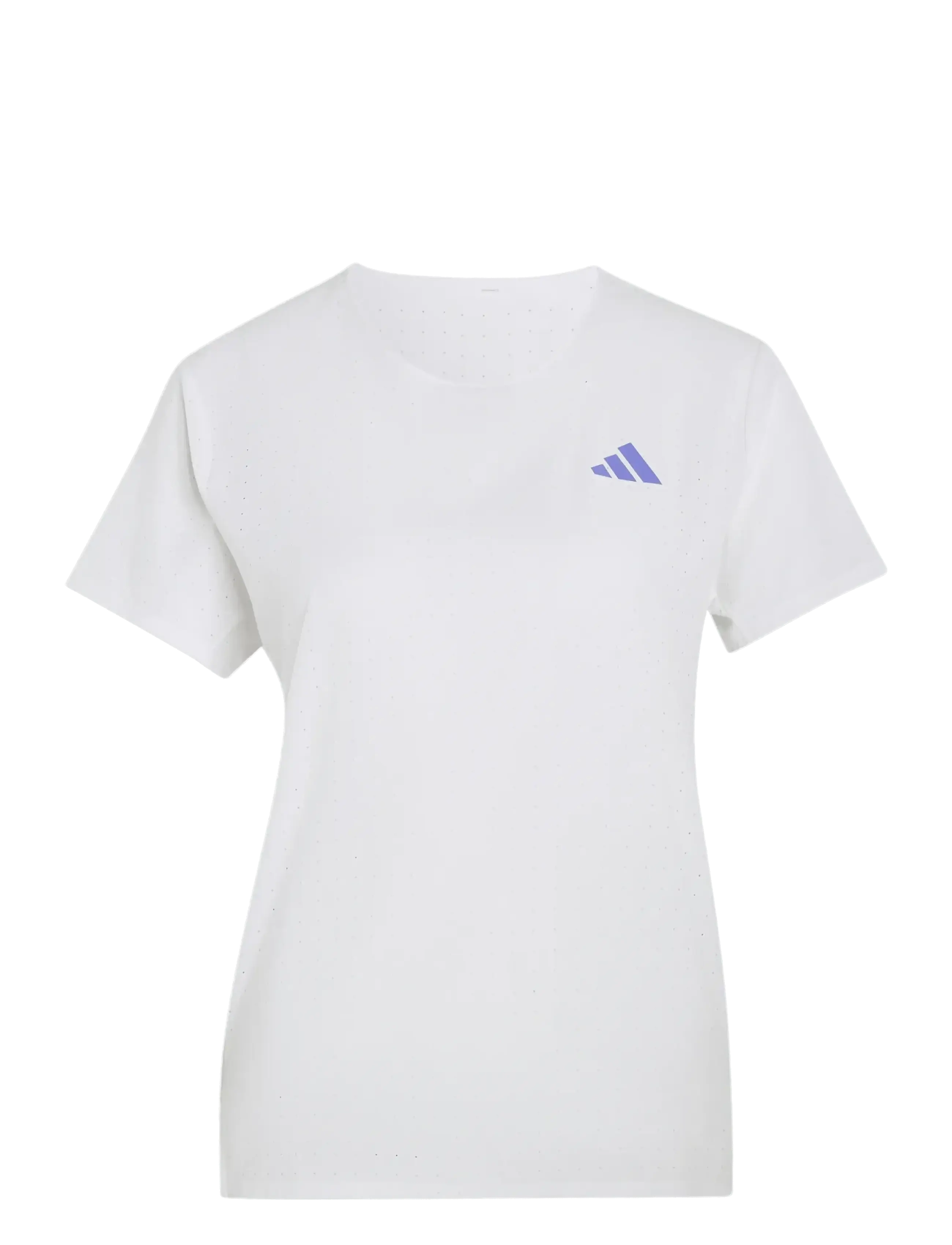 adidas Performance - ADIZERO TEE W - t-shirts - white/solpur - 1