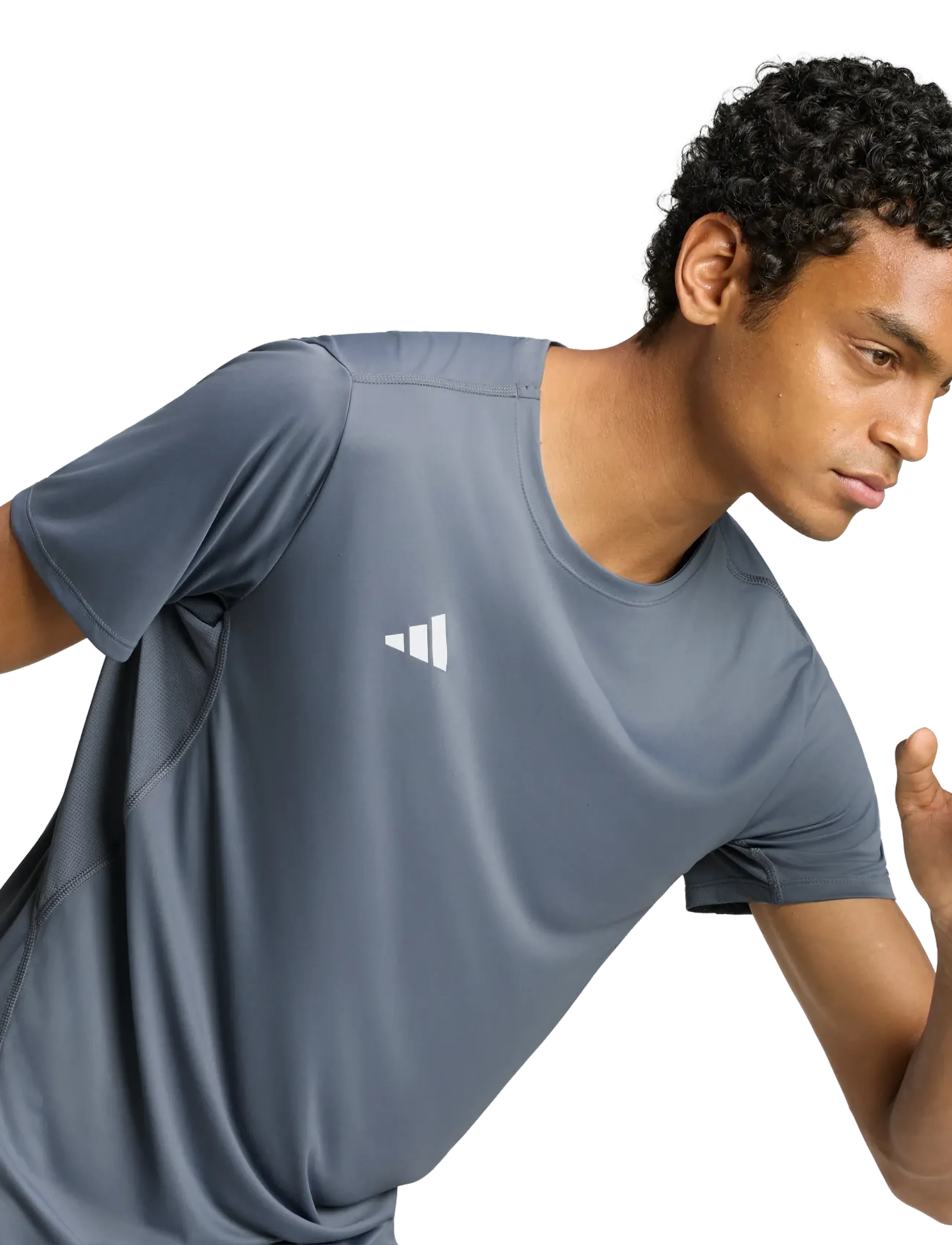 adidas Performance - ADIZERO E TEE - t-shirts - onix - 3