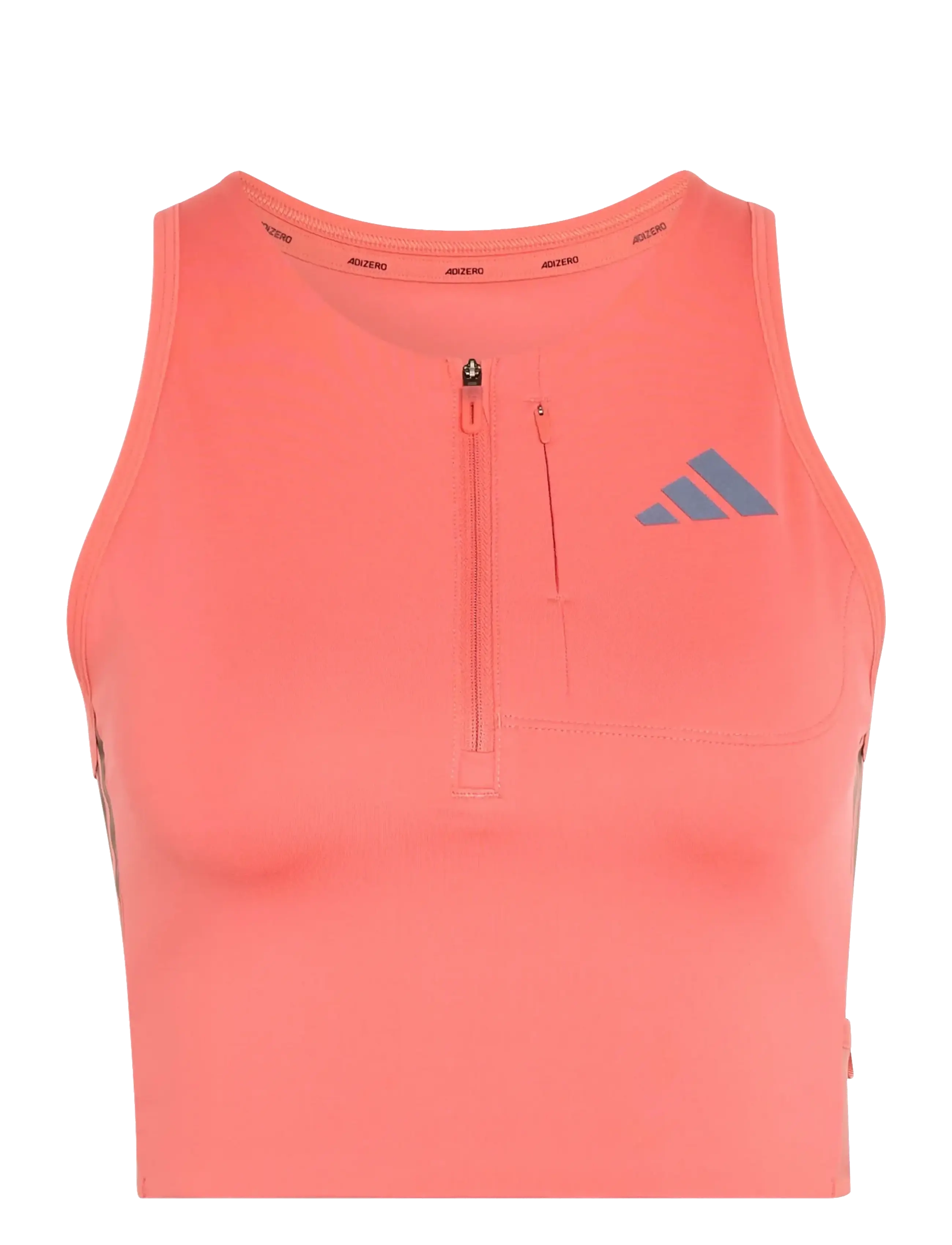 adidas Performance ADIZERO CROP W - Crop-Tops - SEMTUR / coral