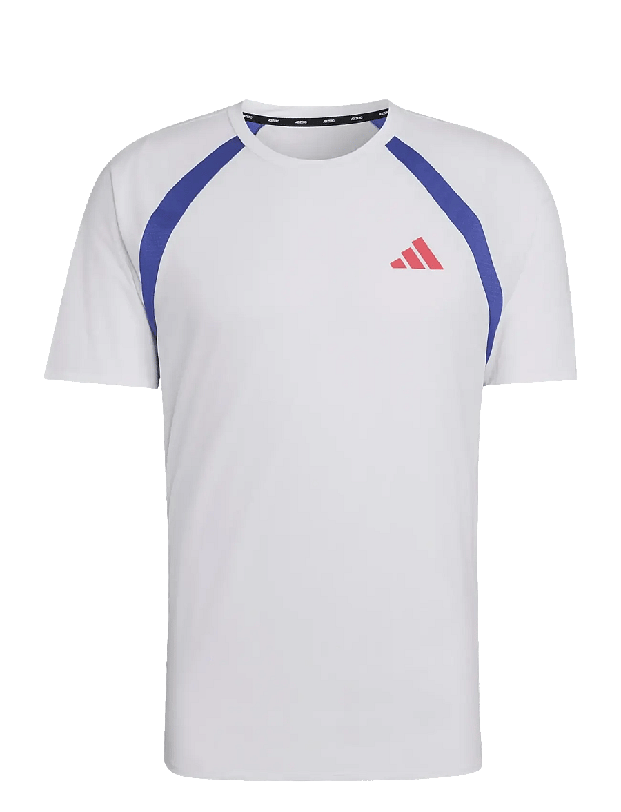 adidas Performance - ADIZERO A TEE M - t-shirts - white/dualin - 1