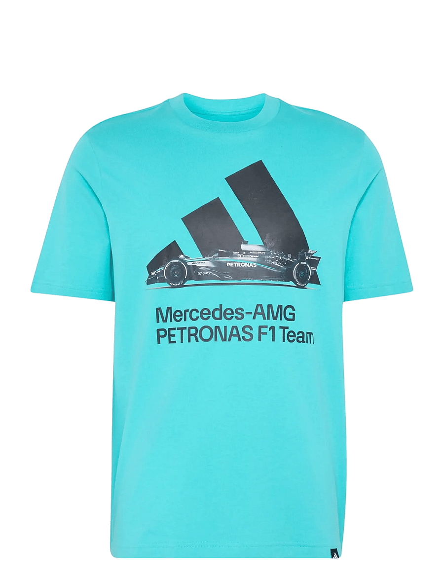 adidas Performance - MER GFX TEE 05M - oberteile & t-shirts - semiru/black - 1