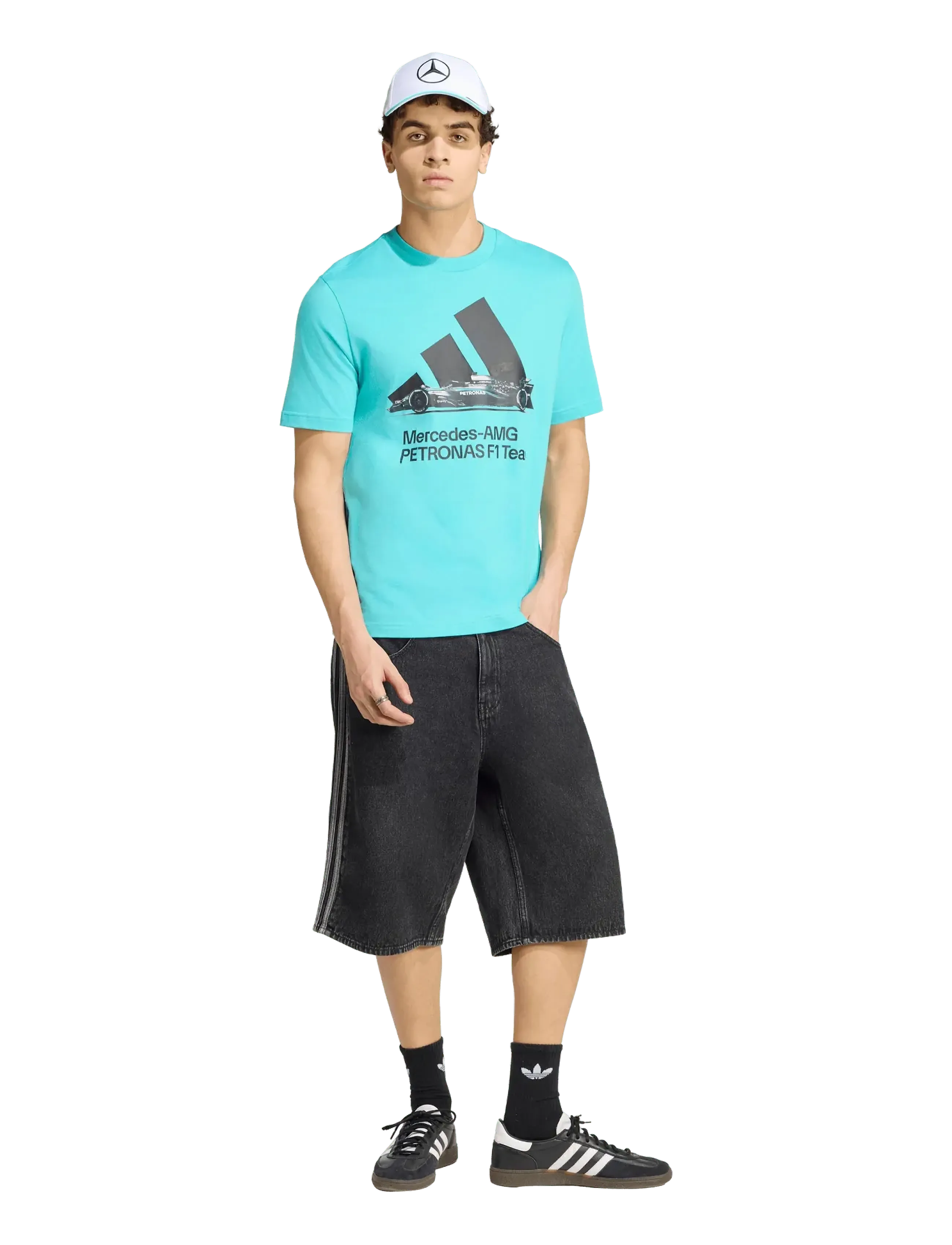 adidas Performance - MER GFX TEE 05M - semiru/black - 2