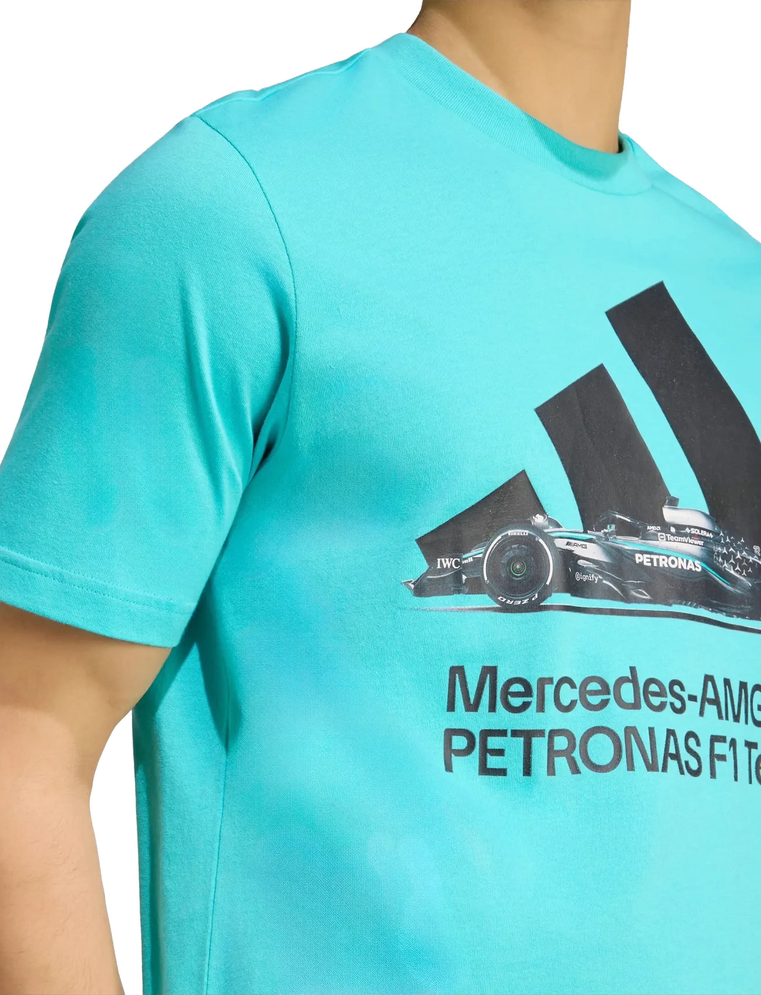 adidas Performance - MER GFX TEE 05M - semiru/black - 4