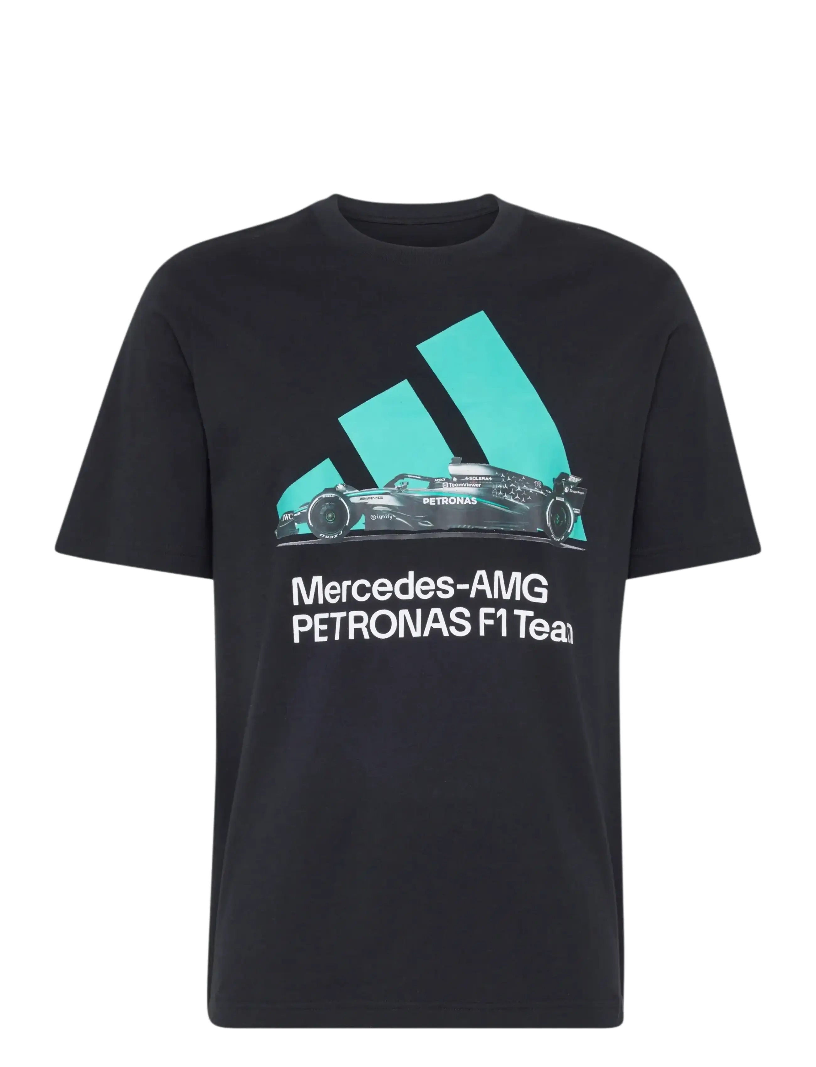 adidas Performance MER GFX TEE 05M - T-Shirts - BLACK/SEMIRU / black