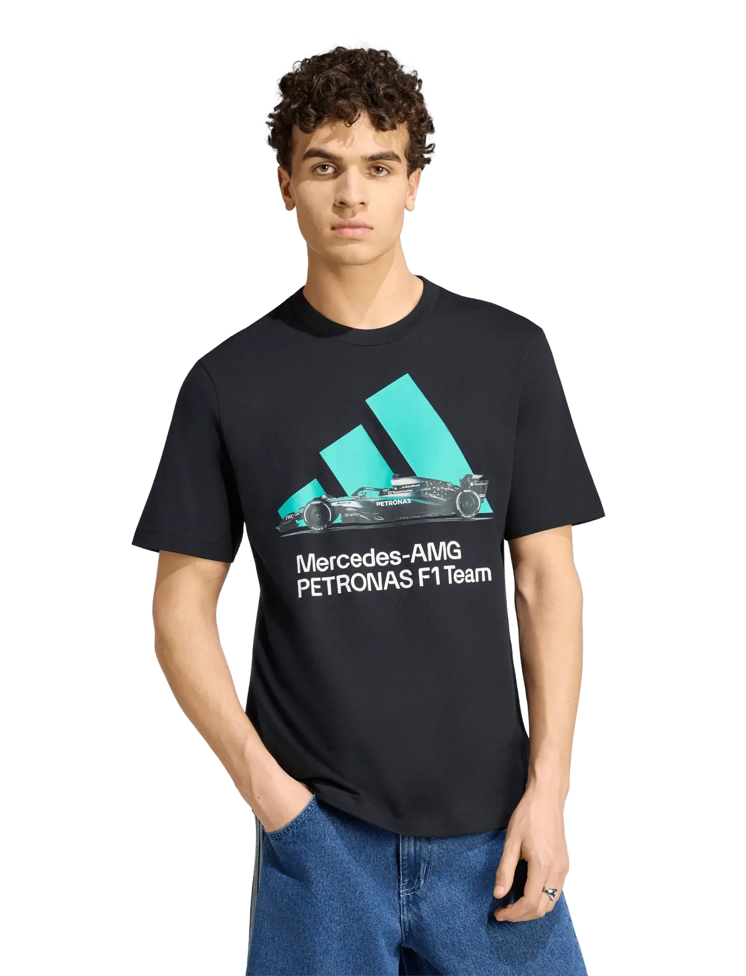 adidas Performance Mer Gfx Tee 05M, S, Black