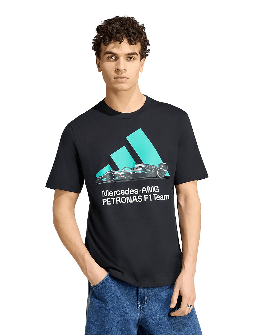 adidas Performance - MER GFX TEE 05M - t-shirts - black/semiru - 0