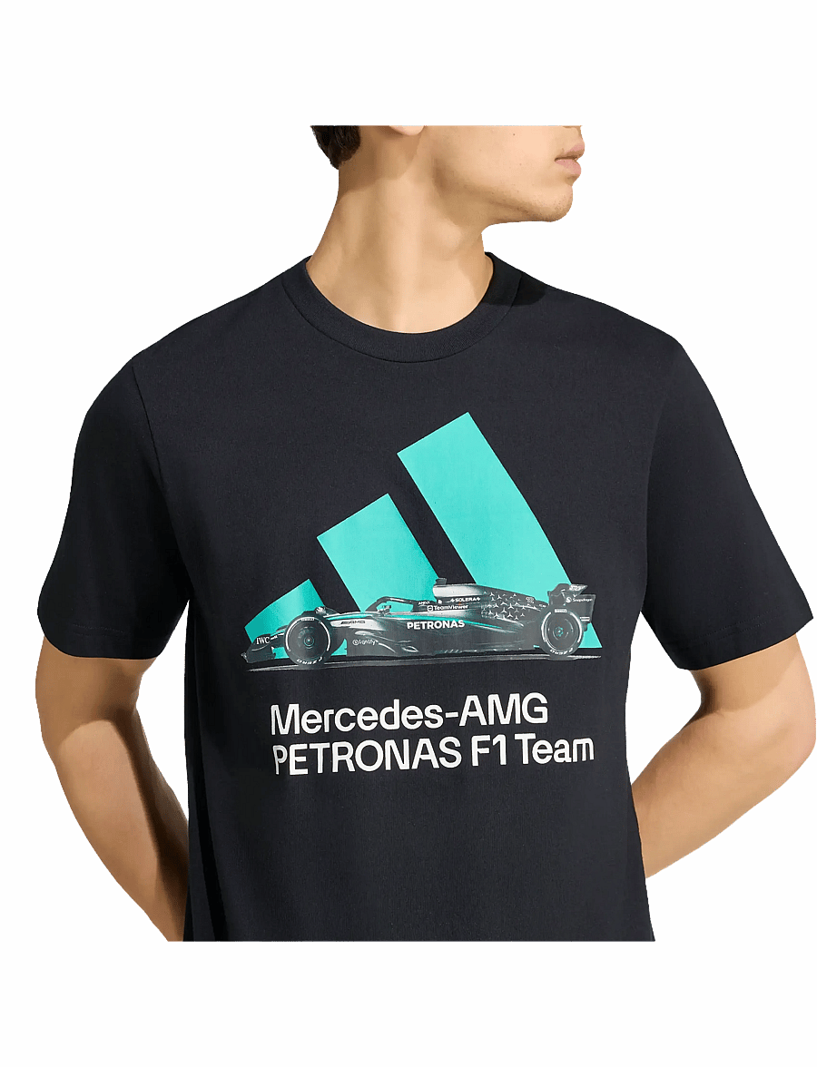 adidas Performance - MER GFX TEE 05M - t-shirts - black/semiru - 5