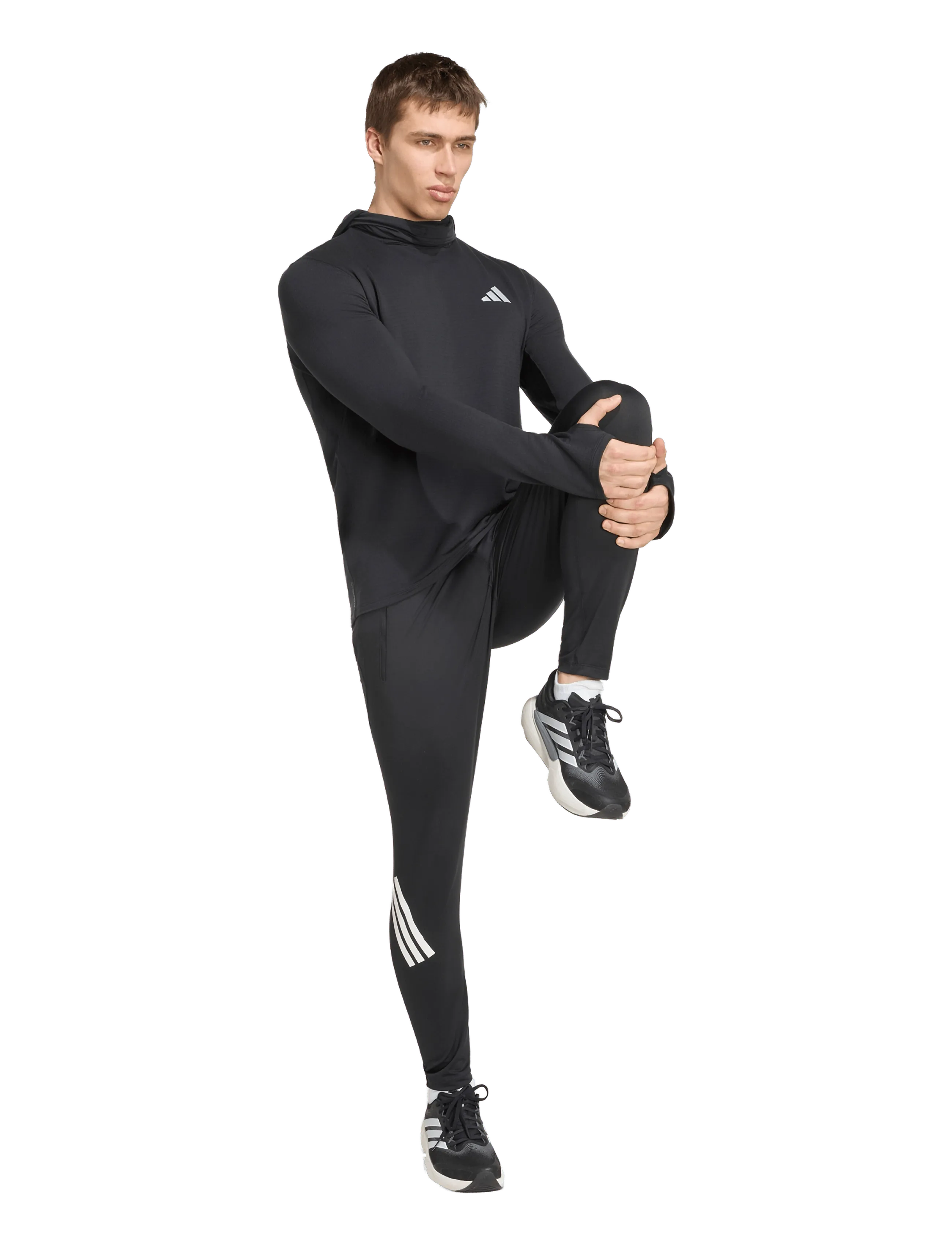 adidas Performance adi365 W LS M - Hættetrøjer - BLACK / black