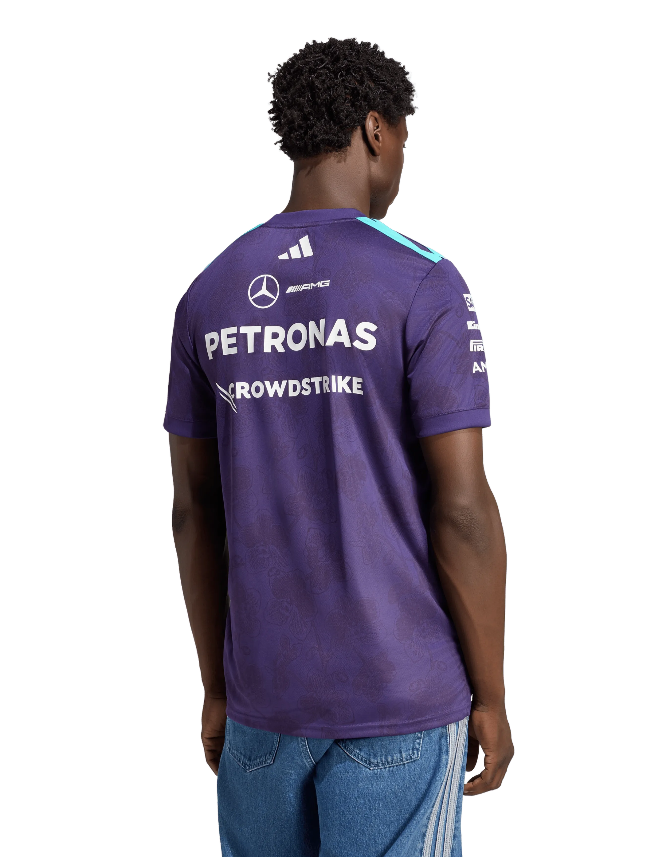 adidas Performance - Mercedes AMG Petronas F1 Team VB DRJ M - oberteile & t-shirts - dpurpl - 5