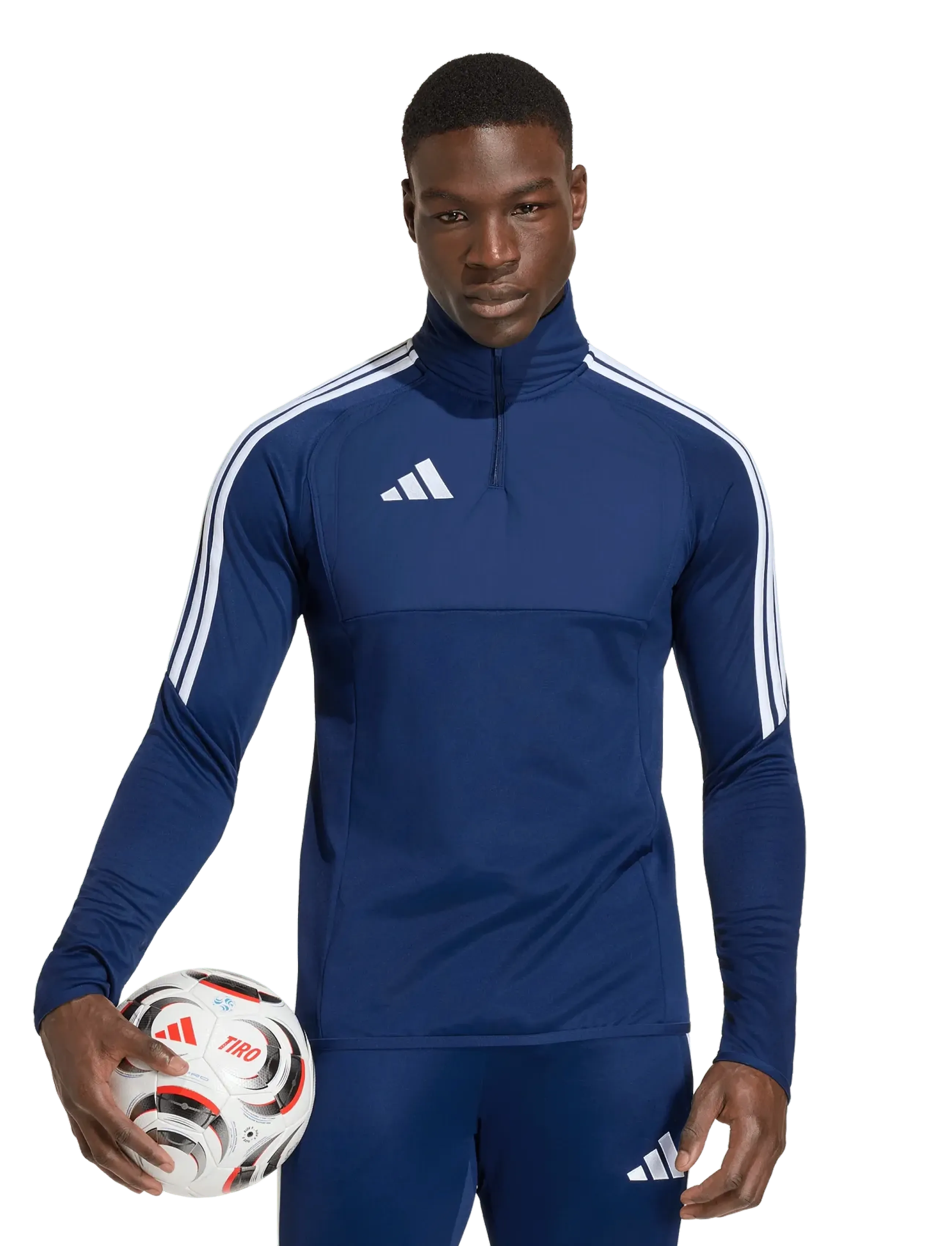 adidas Performance Tiro26L Wintop, Træningstrøje Med Halv Lynlås, Navy, Str: XL