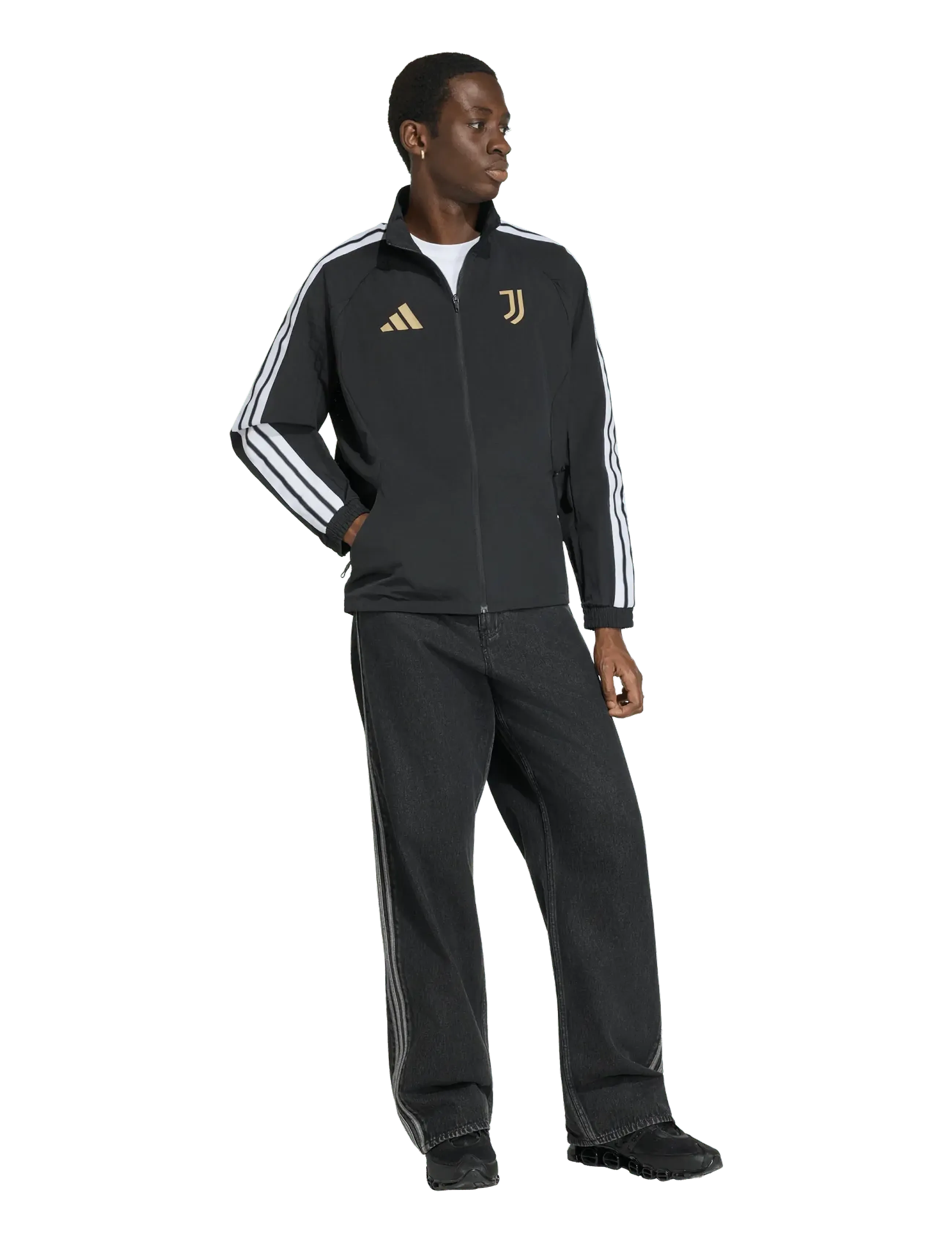adidas Performance Juve H Anth, S, Sport Jackets, Schwarz - Training Männerswear