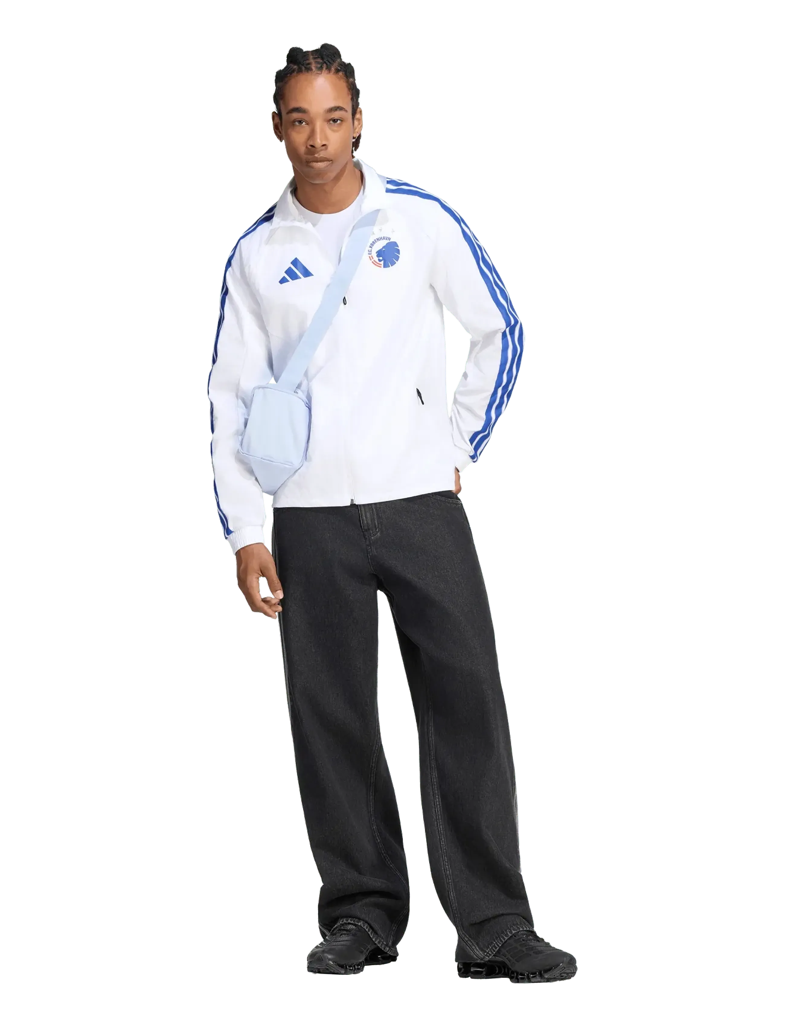 adidas Performance Fck H Anth, L, White, Sport Jackets > Sport Training Jackets, Herre