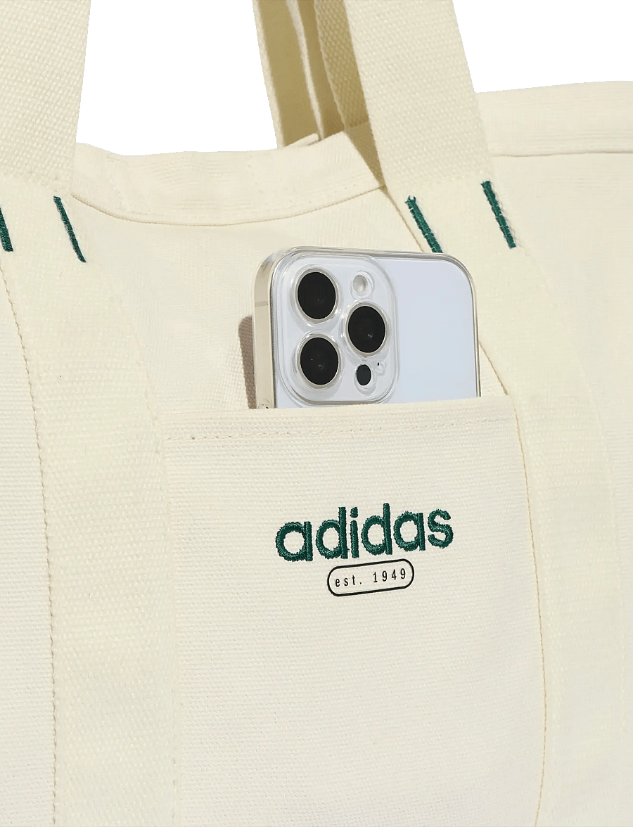adidas Performance - LIN CANVAS TOTE - tragetaschen - ivory/cgreen - 4