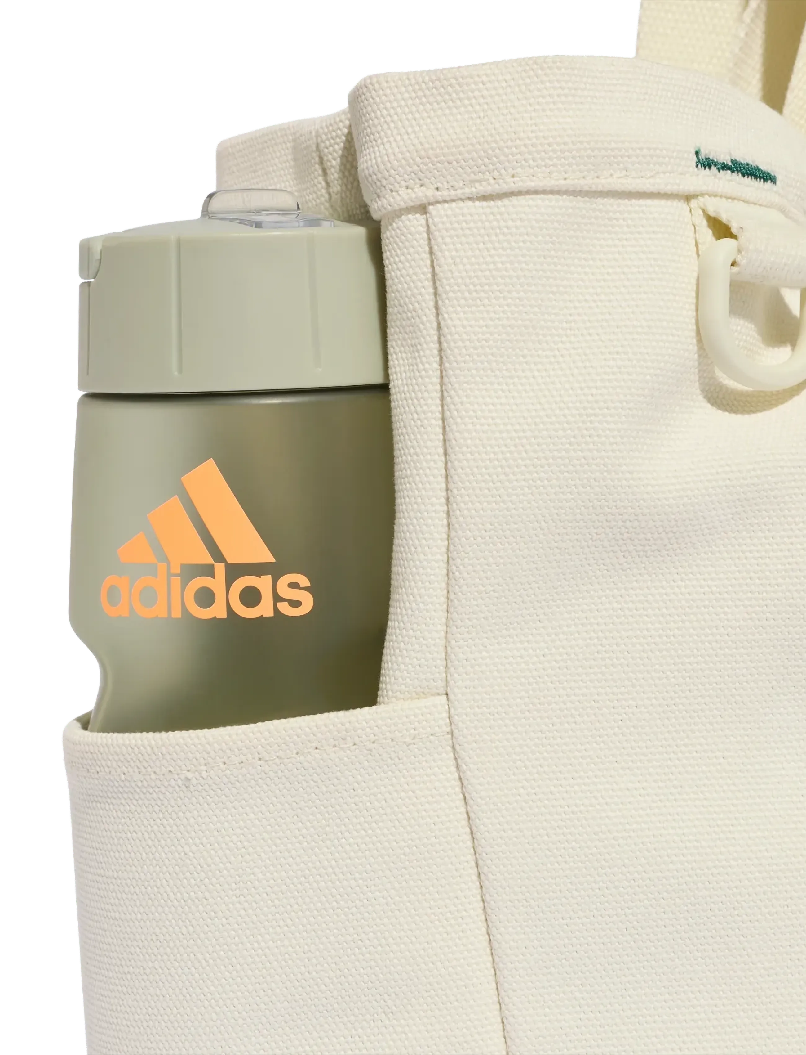 adidas Performance - LIN CANVAS TOTE - tragetaschen - ivory/cgreen - 5