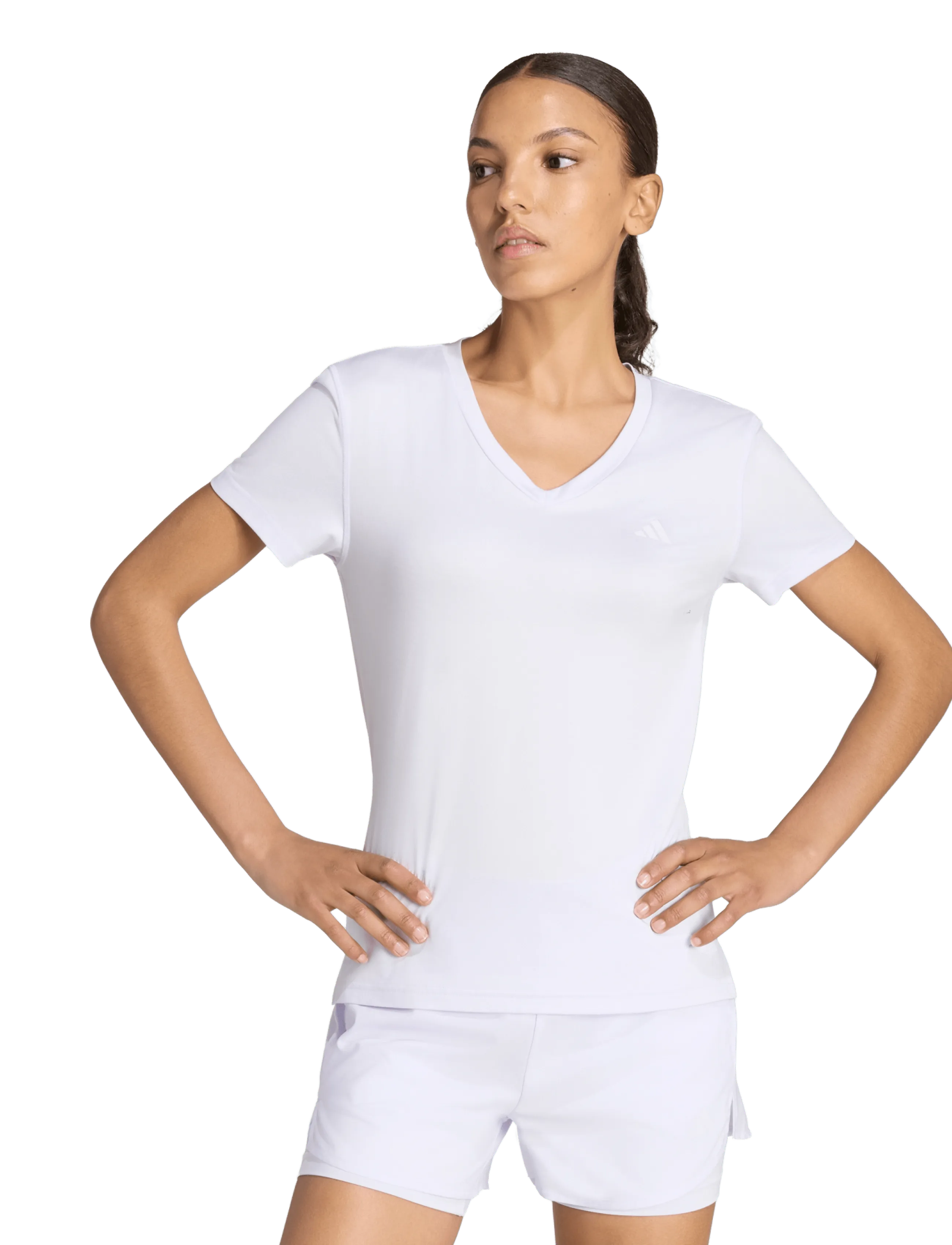 adidas Performance - WE MIN V NK TEE - t-shirts - fropur - 2