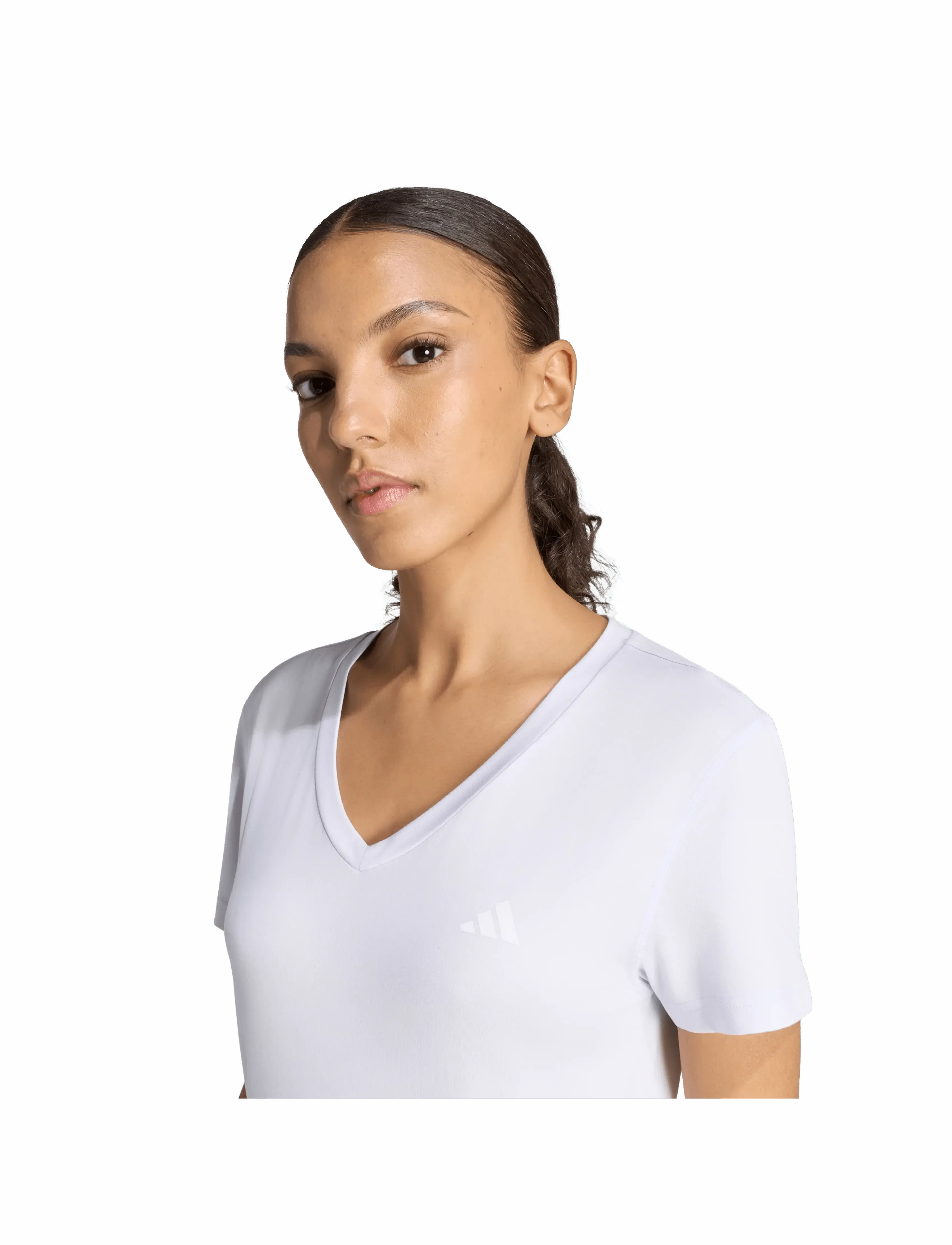 adidas Performance - WE MIN V NK TEE - t-shirts - fropur - 3
