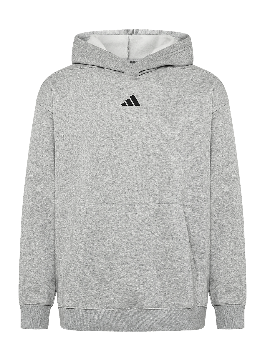 adidas Performance - OVERSIZE GFX HD - kapuzenpullover - mgreyh - 1