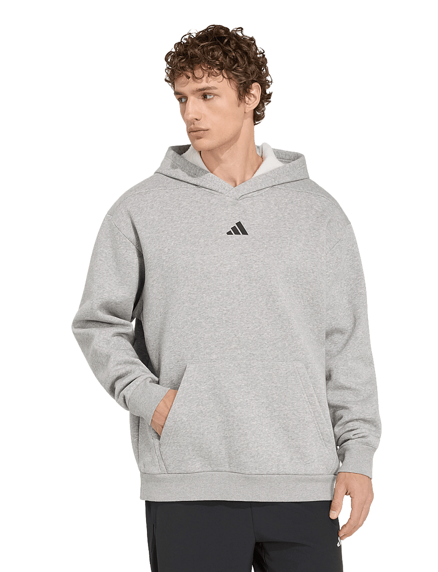 adidas Performance - OVERSIZE GFX HD - kapuzenpullover - mgreyh - 2