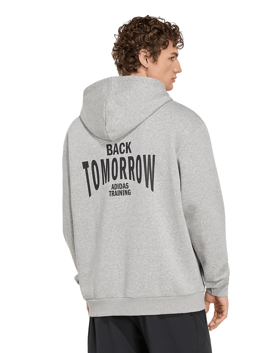 adidas Performance - OVERSIZE GFX HD - kapuzenpullover - mgreyh - 5