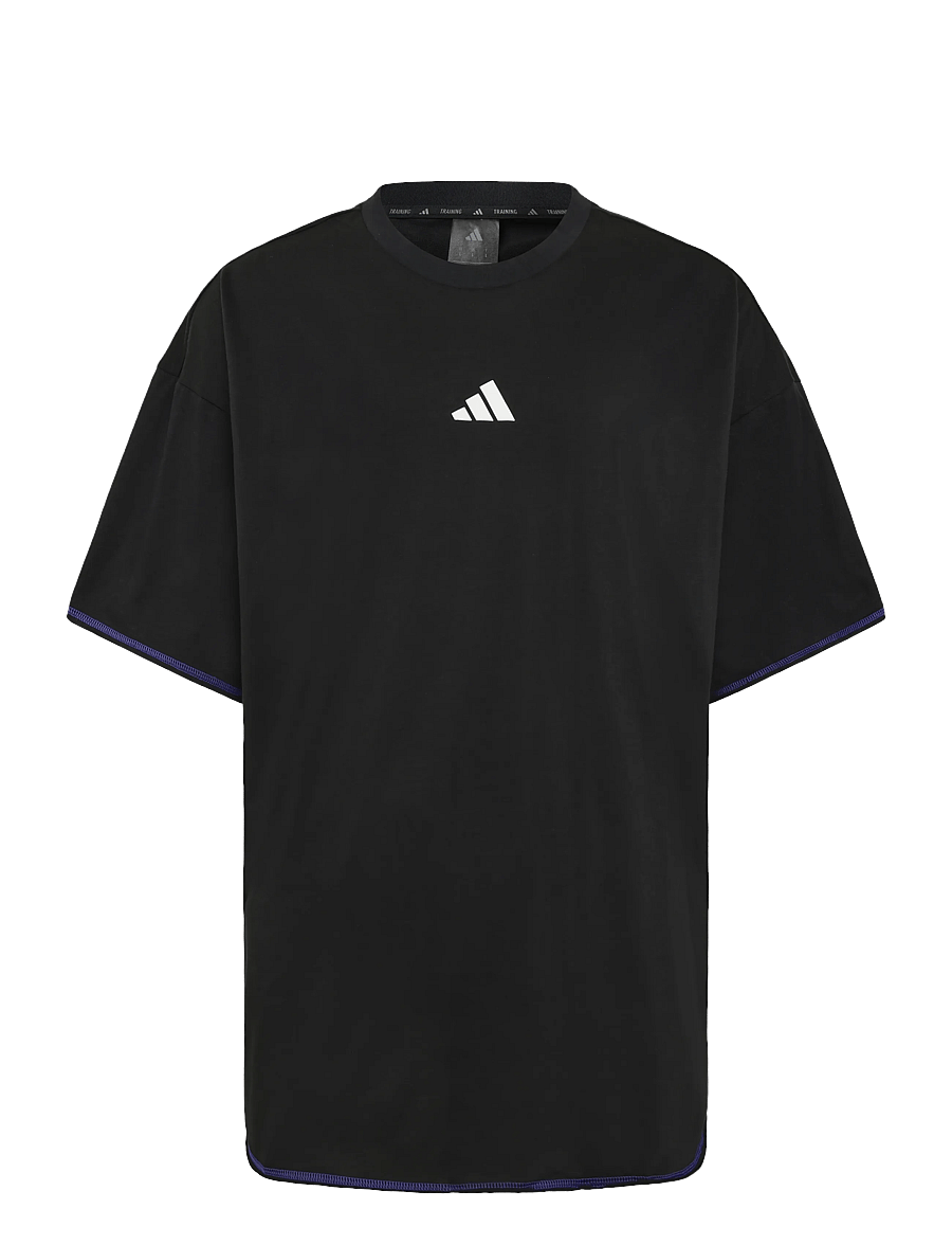 adidas Performance - M TRAIN GFX T - t-shirts - black - 0